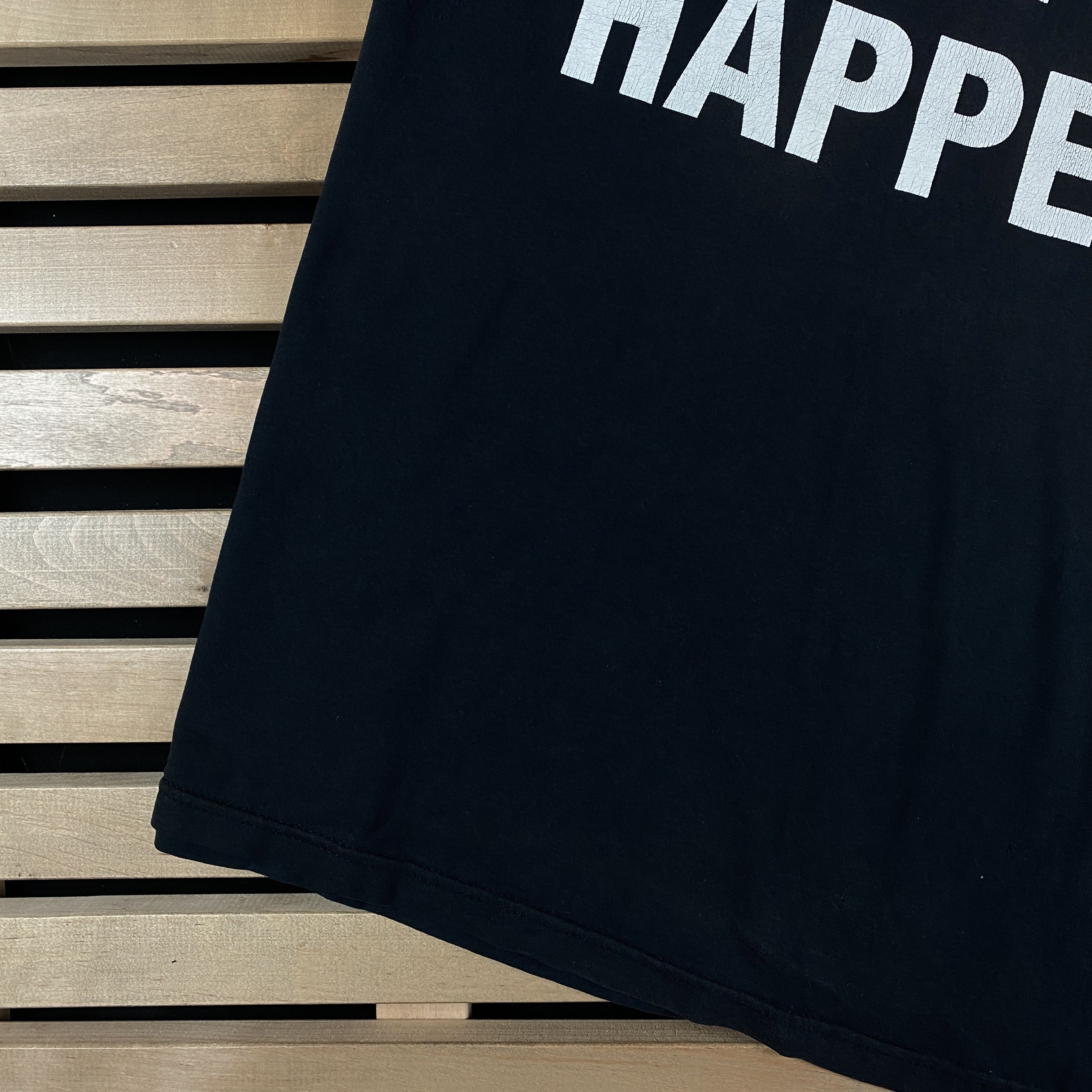 Vintage Mens Vintage T-Shirt Shit Happens Mode by MCS-Berlin Size XL Size US XL / EU 56 / 4 - 3 Thumbnail