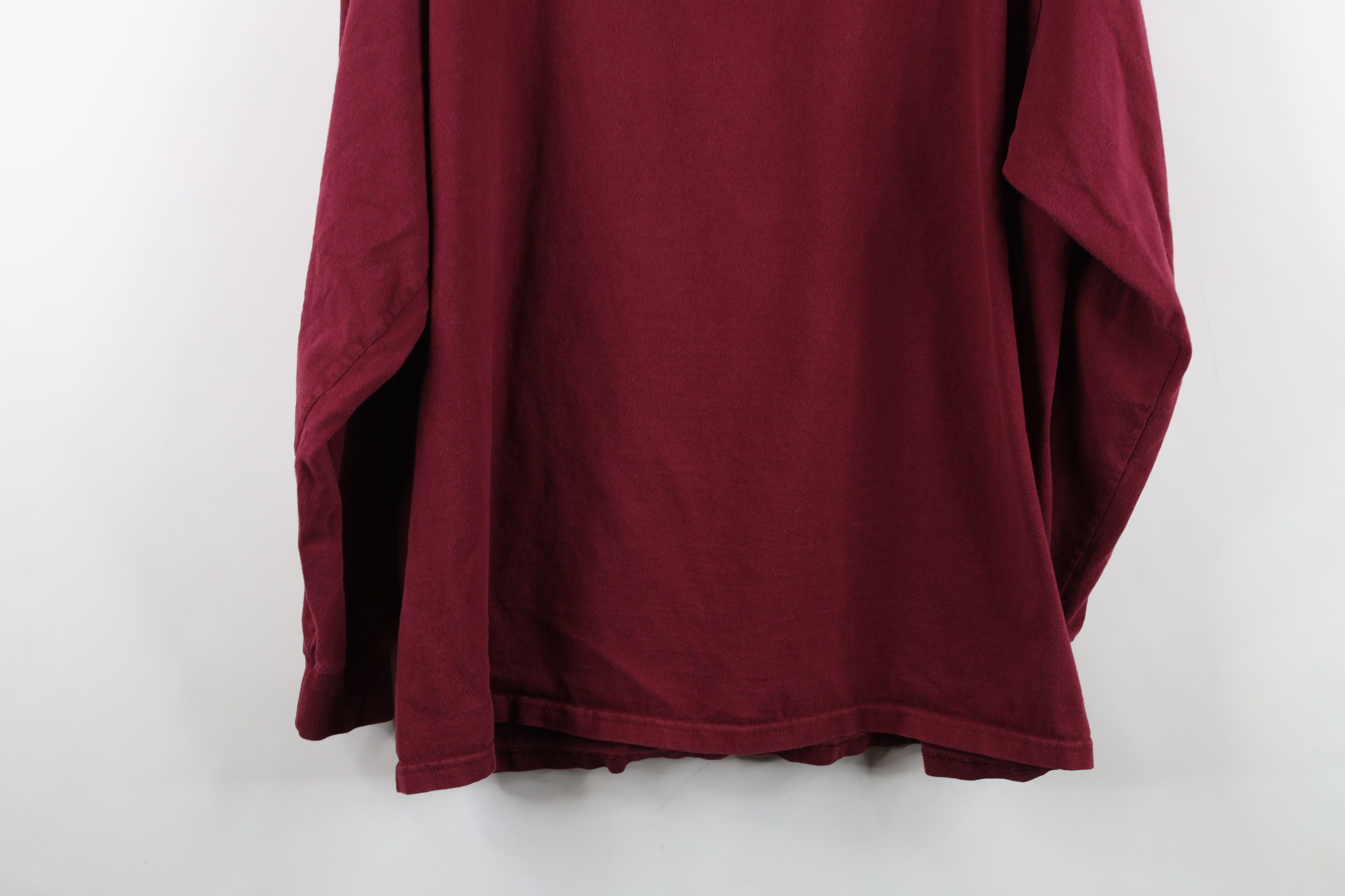 Vintage Vintage Y2K Streetwear Long Sleeve T-Shirt Red Cotton Size US L / EU 52-54 / 3 - 11 Thumbnail
