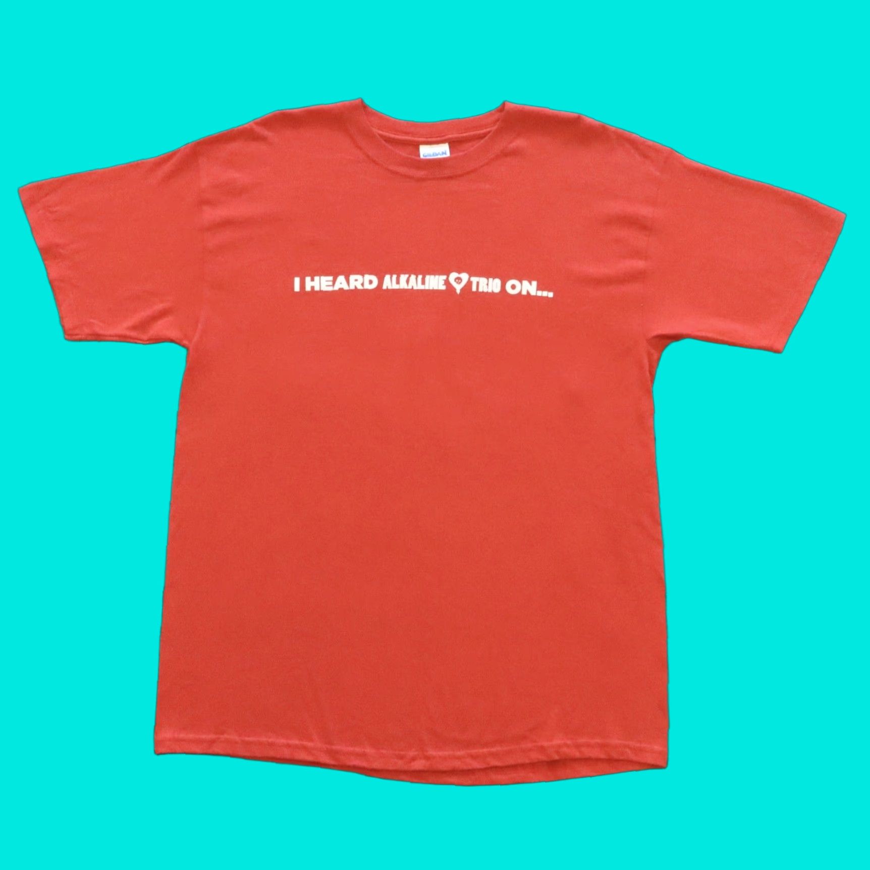 Gildan VINTAGE 96.5 The Church of Lazo Radio Statition Kansas City Tee Shirt Tshirt Orange L Men Size US L / EU 52-54 / 3 - 1 Thumbnail