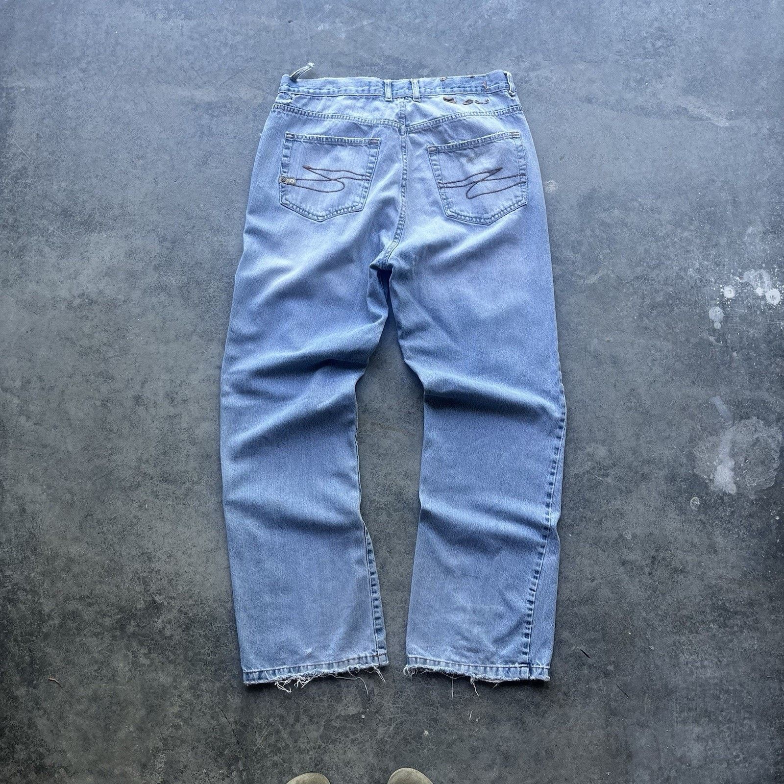Southpole Vintage Distressed Baggy Southpole Jeans Men 36 X 32 Light W Size US 36 / EU 52 - 1 Thumbnail