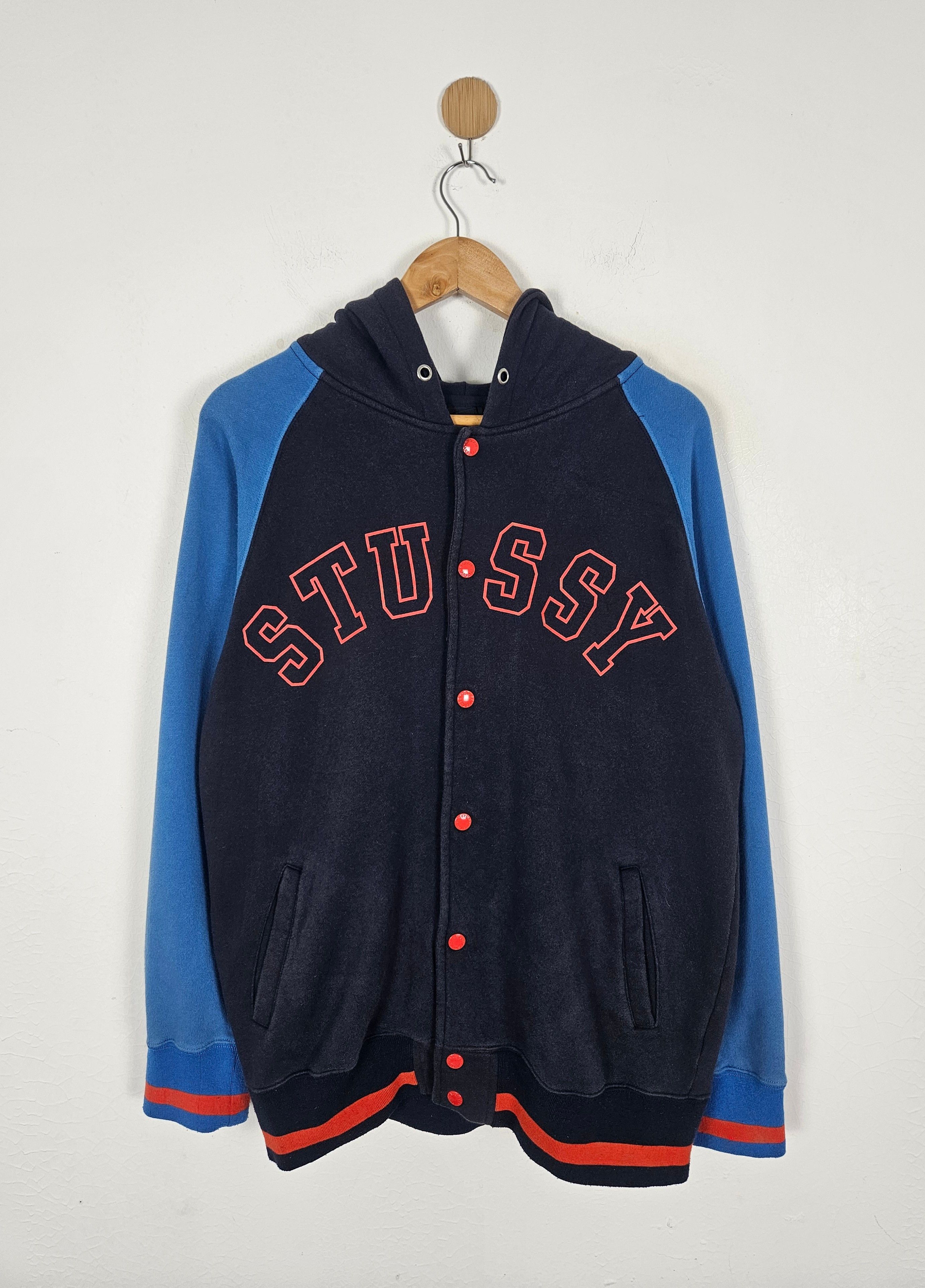 Stussy Vintage Stussy Varsity Hoodie Size US M / EU 48-50 / 2 - 1 Thumbnail