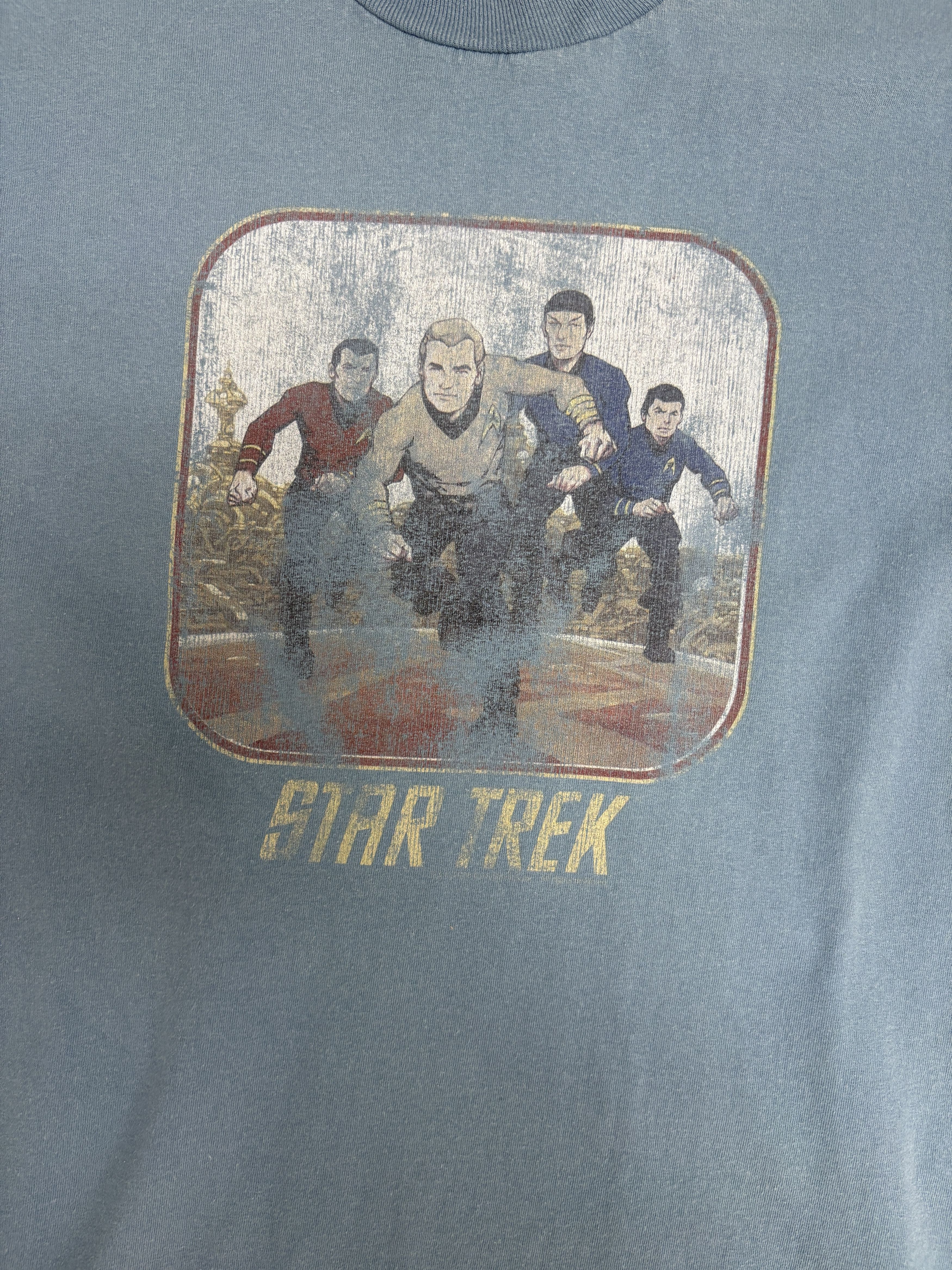 Vintage Star Trek Vintage Blue T-Shirt Tee Size US M / EU 48-50 / 2 - 2 Thumbnail