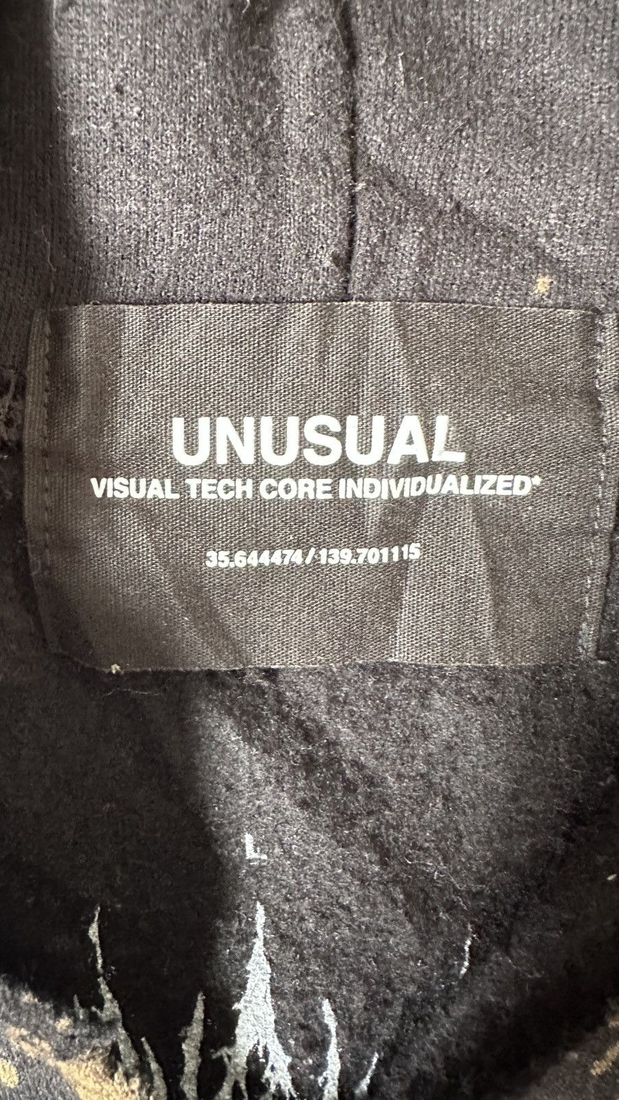 Japanese Brand UNUSUAL JAPAN TECH ACID WASH AFFLICTION HOODIE Size US XL / EU 56 / 4 - 8 Thumbnail