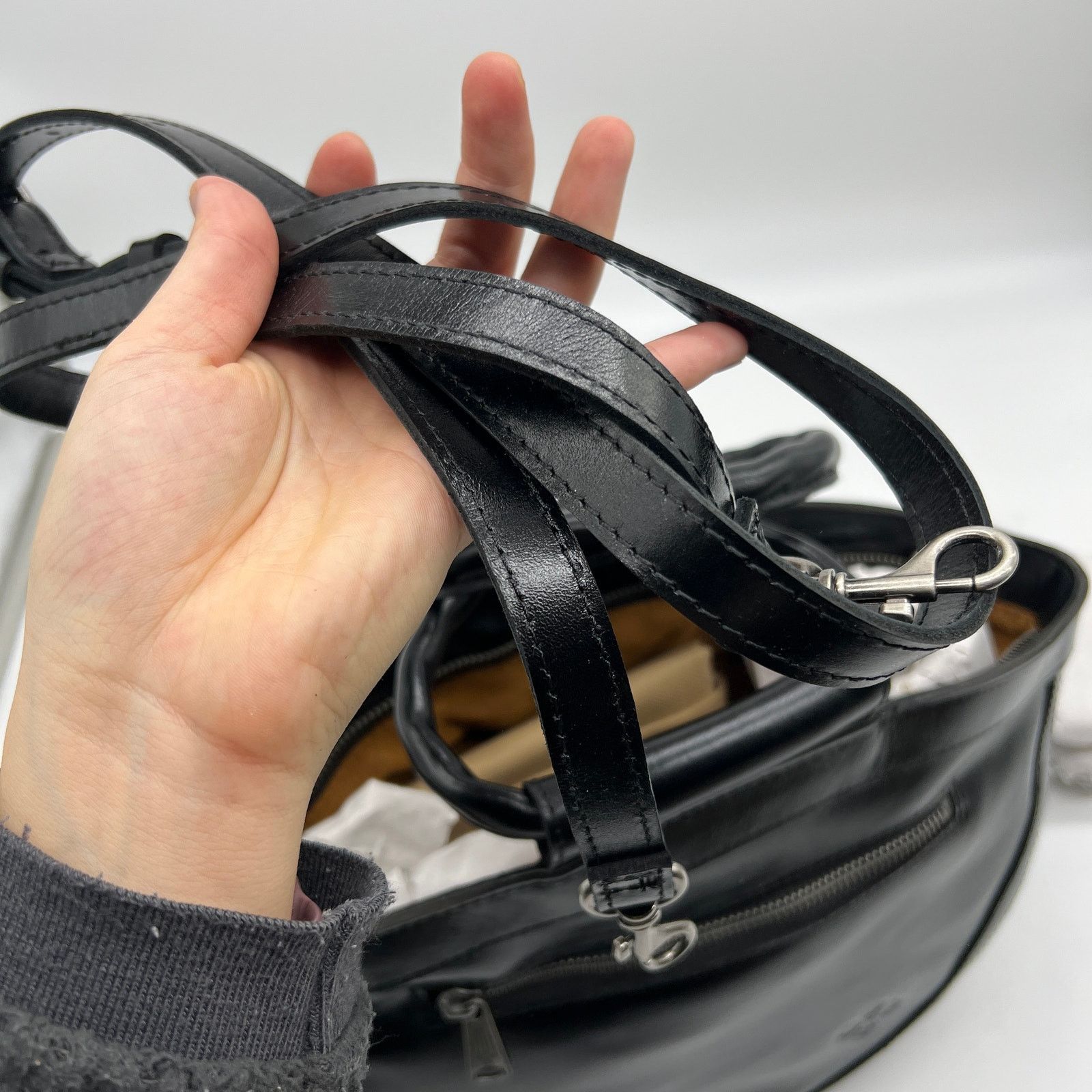 Other Patricia Nash Leather Ossi Satchel with Crossbody S Size ONE SIZE - 18 Thumbnail