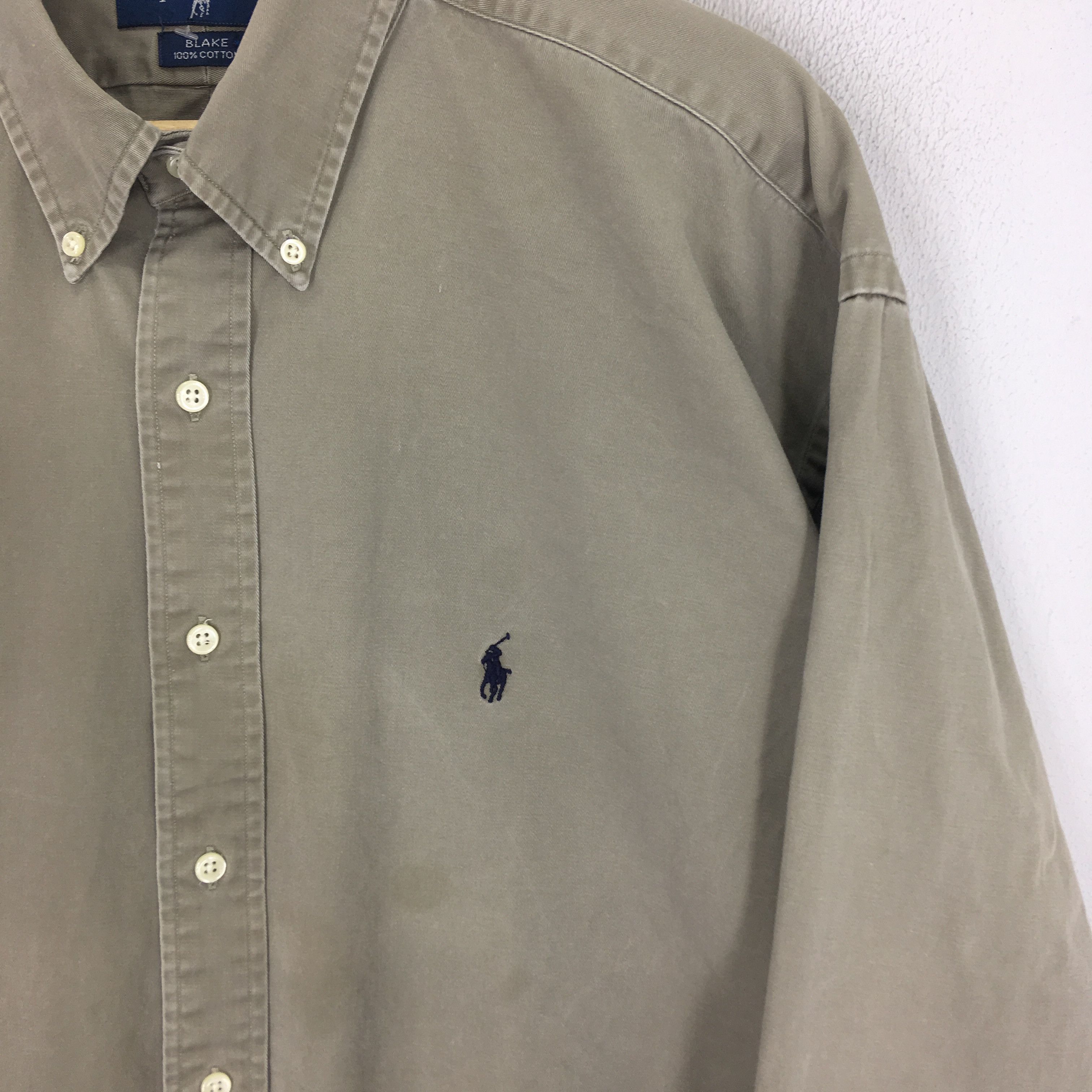 Ralph Lauren Vintage Polo Ralph Lauren Polo Pony RL Button Shirt Size US XL / EU 56 / 4 - 4 Thumbnail