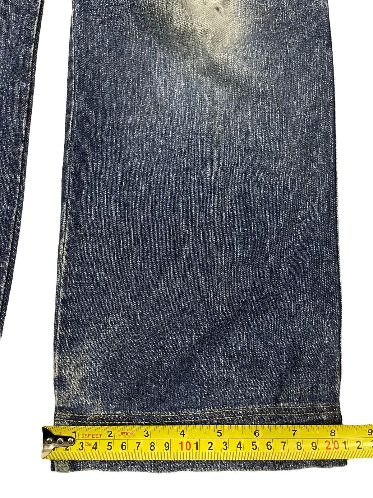 14th Addiction Vintage Japanese Brand Blue Wash Carpenter Baggy Jeans Size US 29 - 14 Thumbnail