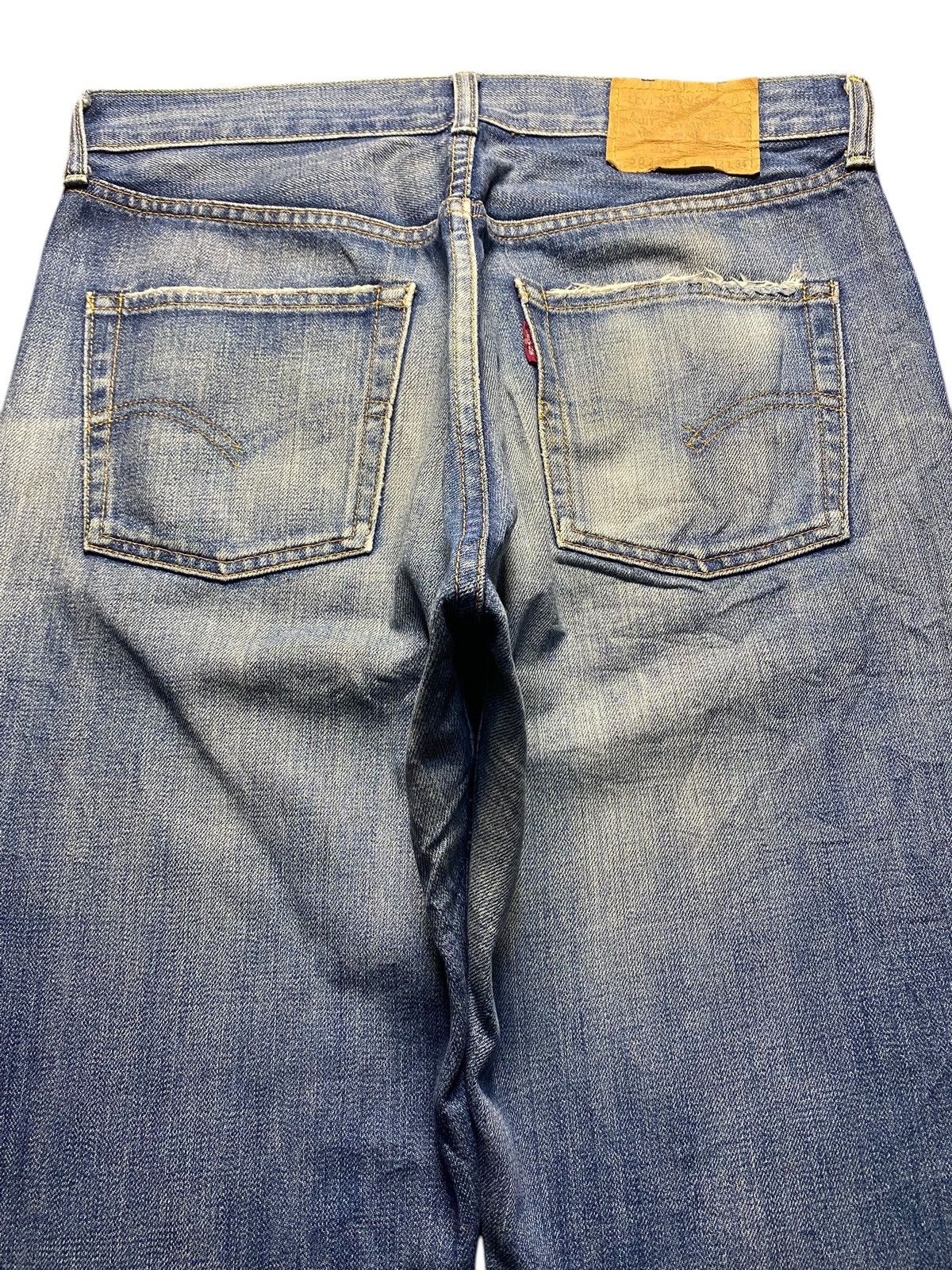Levi's Levis 503 Big E 70s Selvedge Talon Zip Jeans Size US 32 / EU 48 - 5 Thumbnail
