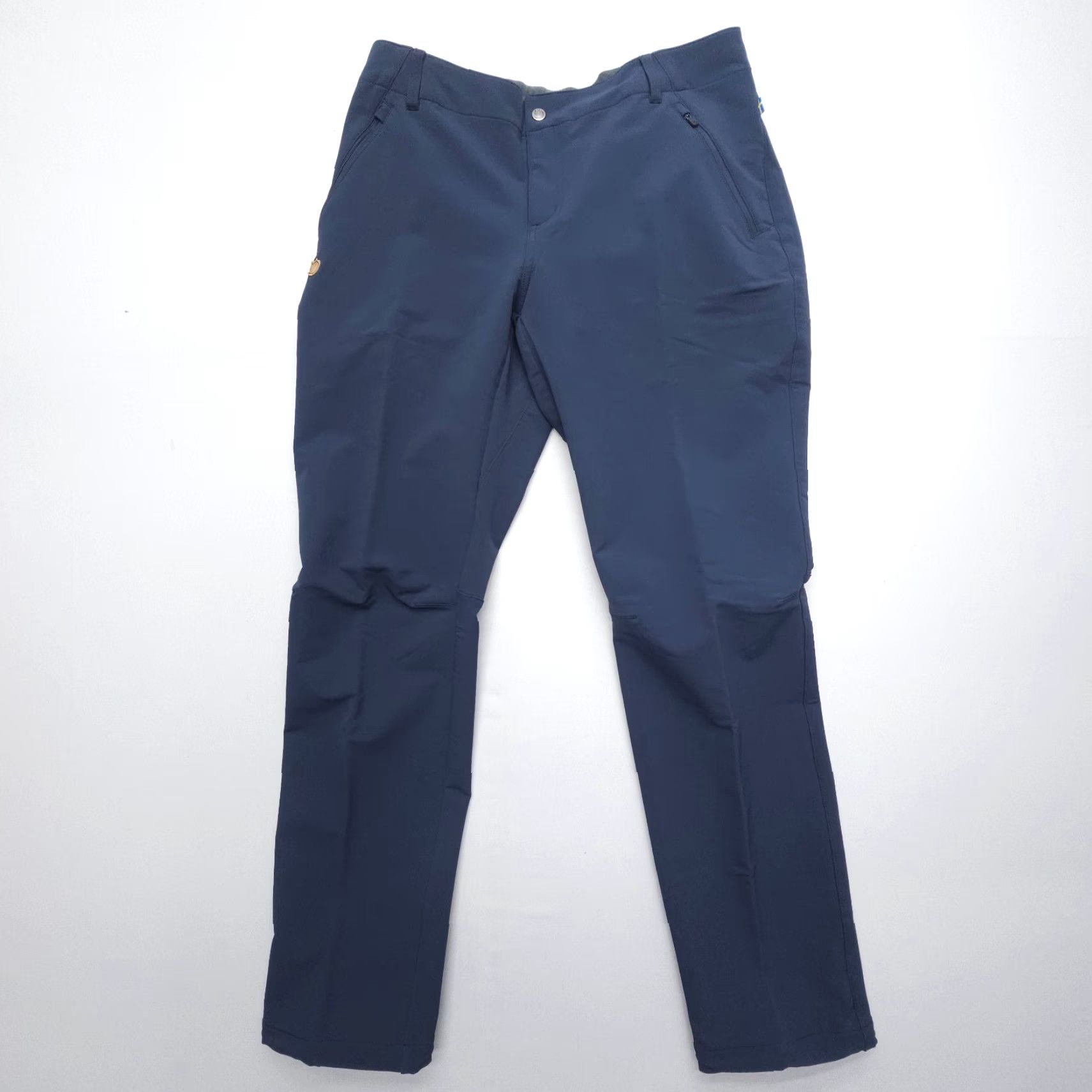 Vintage Fjallraven Abisko Winter Stretch Trousers Womens 12 Blue Trekking Softshell EUC Size 34" / US 12 / IT 48 - 2 Thumbnail