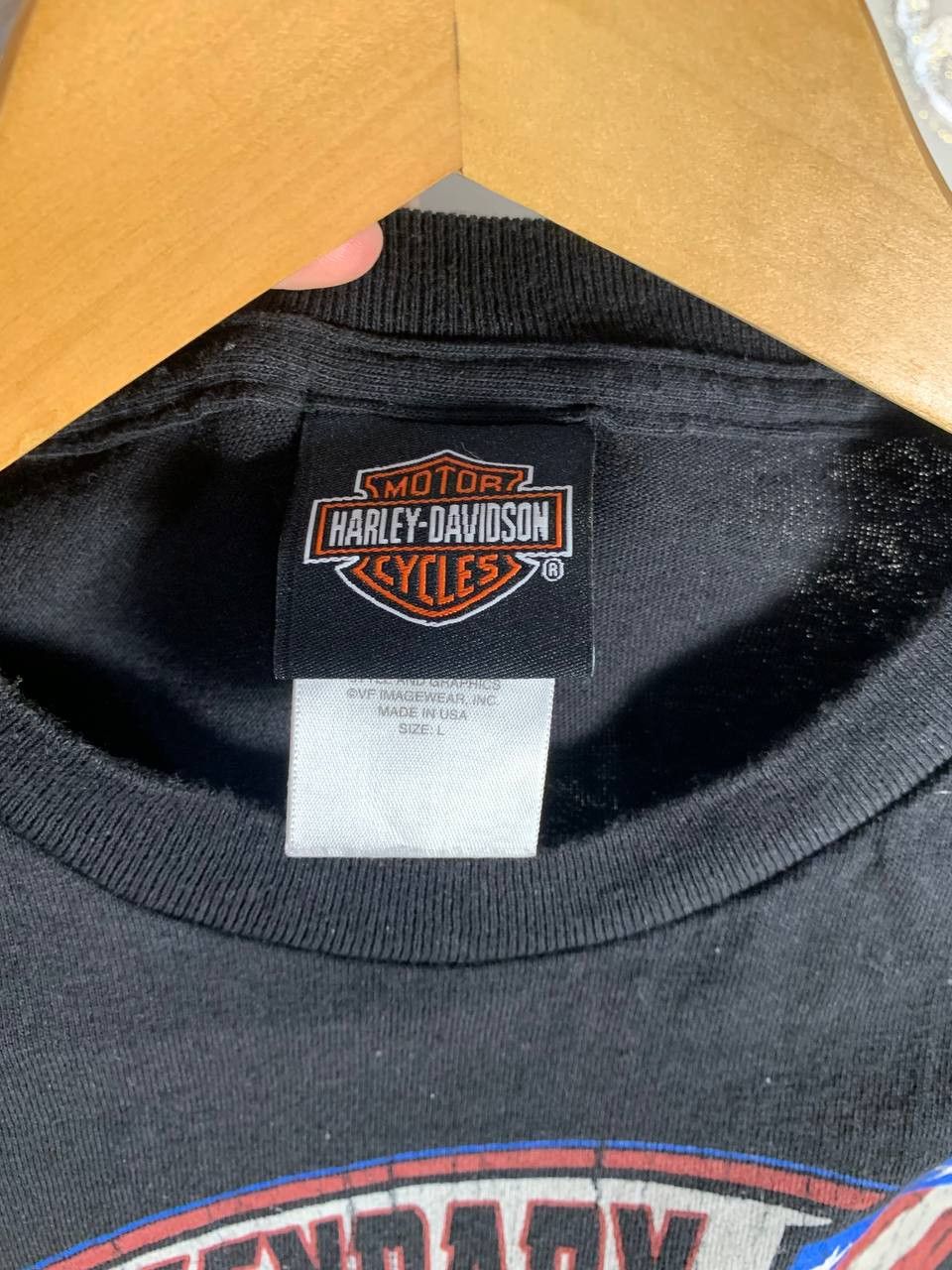 Harley Davidson Vintage Harley Davidson Motorcycle Germany Retro T-shirt 90s Size US L / EU 52-54 / 3 - 2 Thumbnail