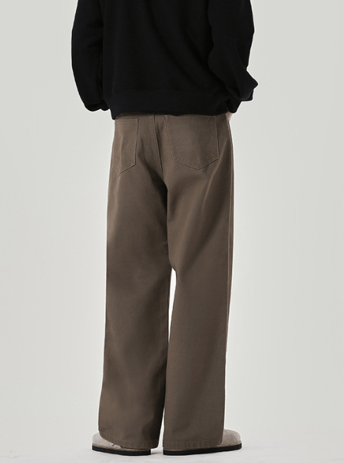 Japanese Brand × Jean High street casual Maillard wide leg loose jeans y2k Size US 32 / EU 48 - 4 Thumbnail
