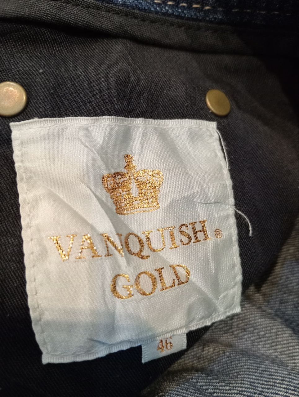 Vanquish VANQUISH GOLD JAPAN BLUE DISTRESSED DENIM PANTS Size US 34 / EU 50 - 12 Thumbnail