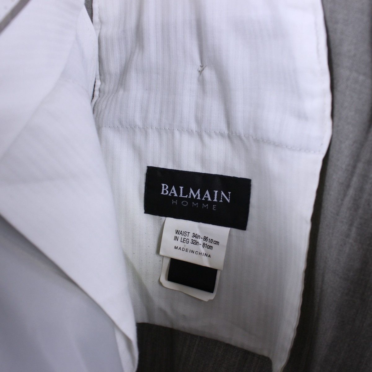 Balmain Balmain Homme Wool Suit Blazer+Pants Size 40R - 14 Thumbnail