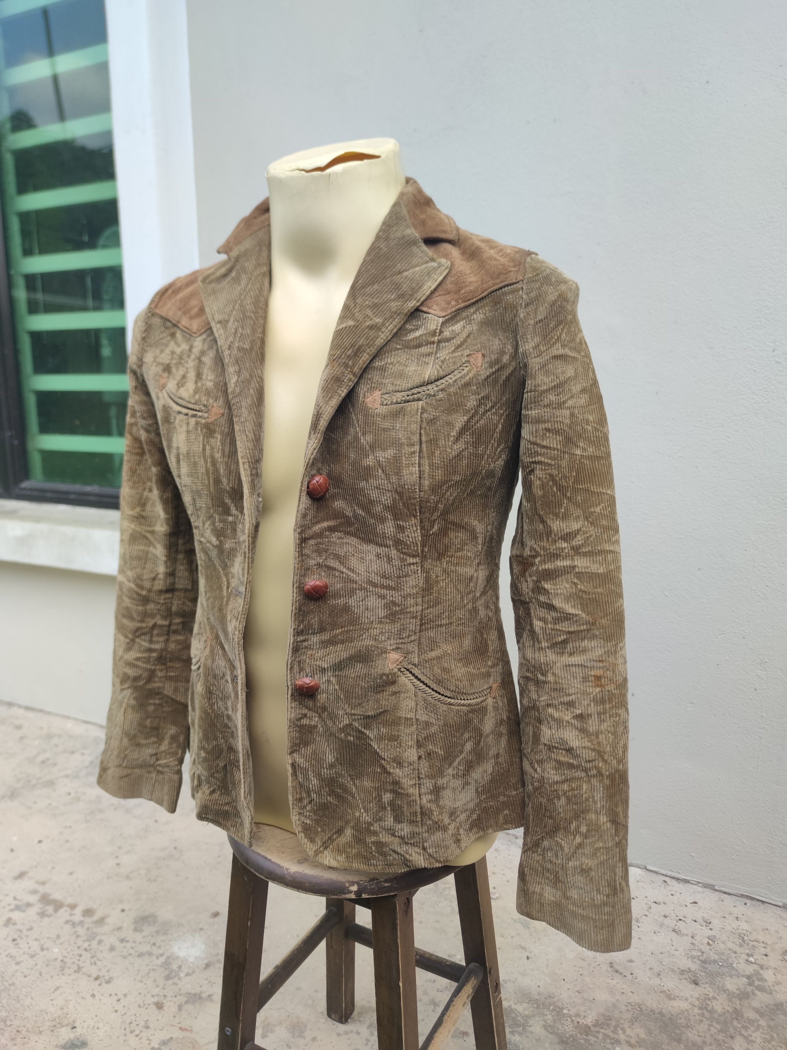 Ralph Lauren Vintage Ralph Lauren Western Corduroy Blazer Size S / US 4 / IT 40 - 13 Thumbnail