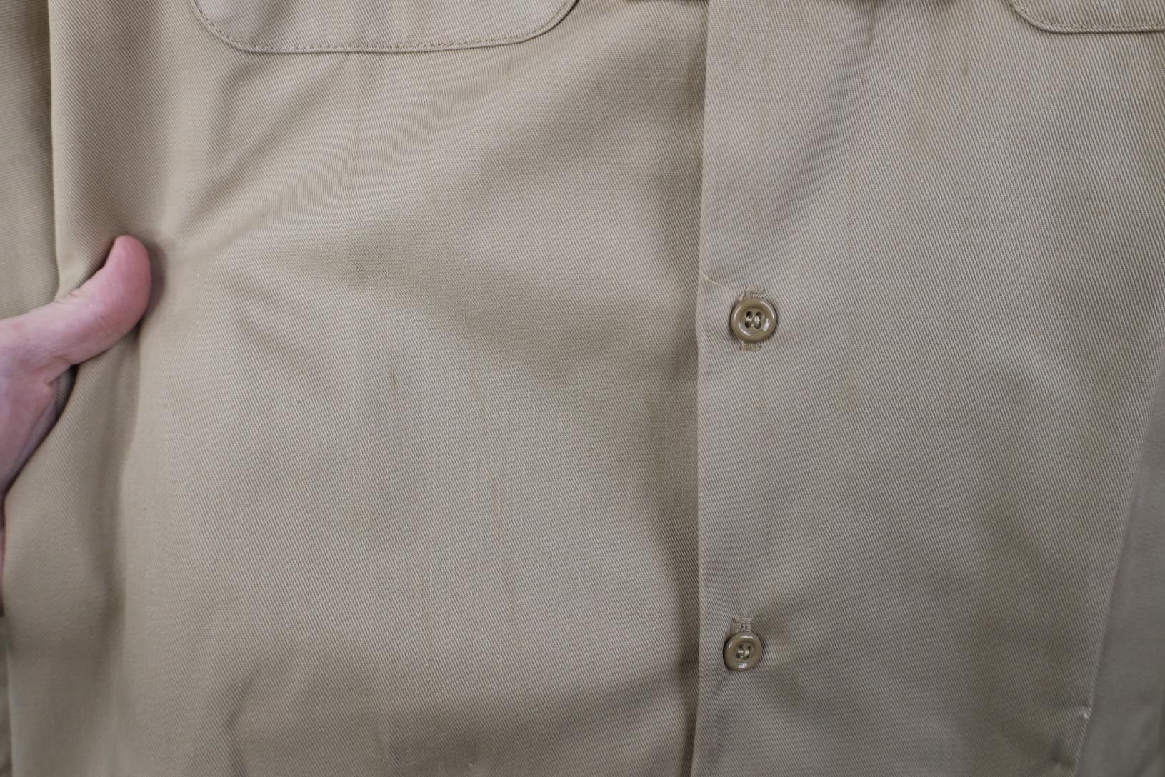 FiveBrother Deadstock Vintage 50s 60s Five Brother Work Button Shirt USA Size US L / EU 52-54 / 3 - 6 Thumbnail