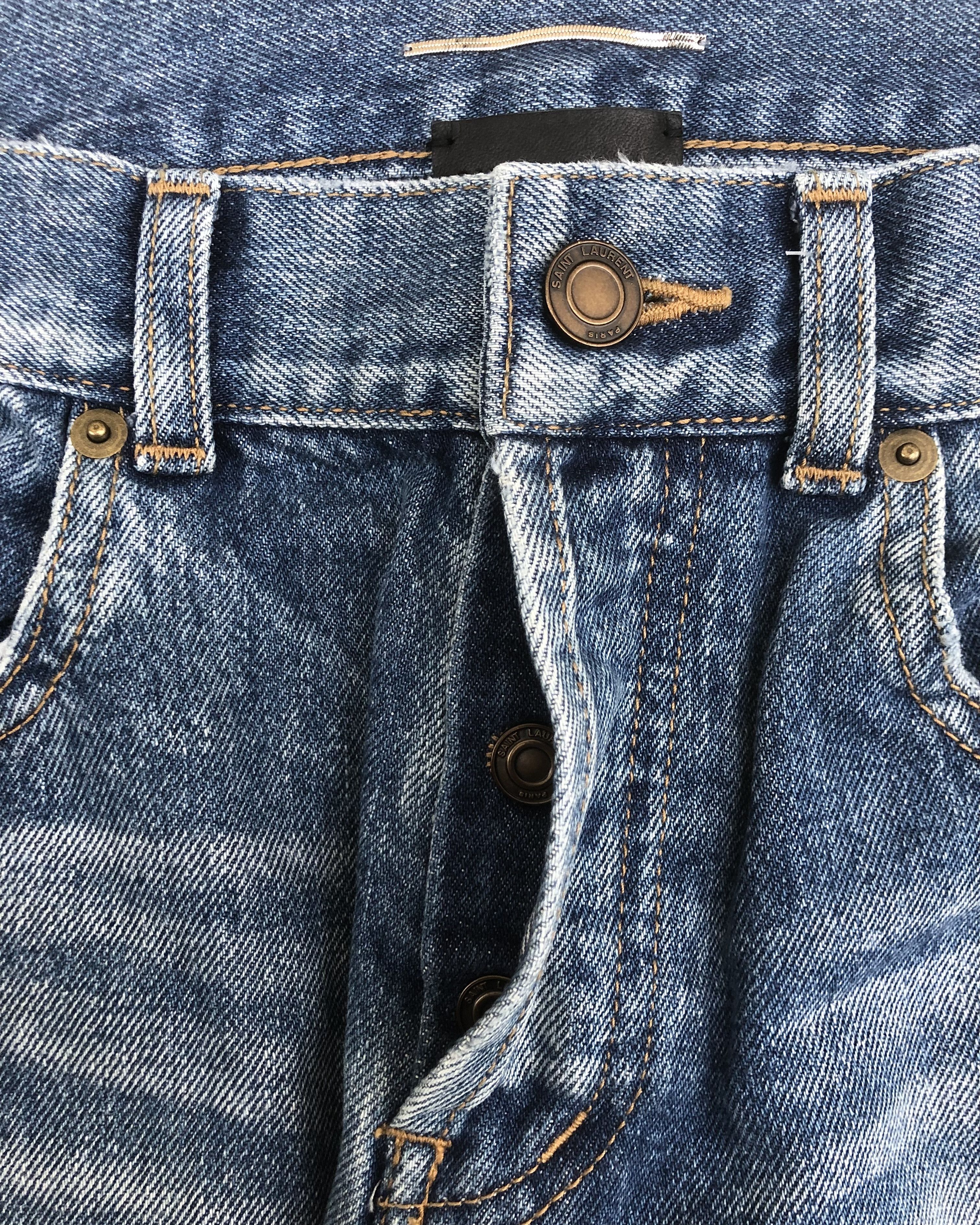 Saint Laurent Paris 2018 Saint Laurent Paris Crash Tapered Jeans Size US 32 / EU 48 - 5 Thumbnail