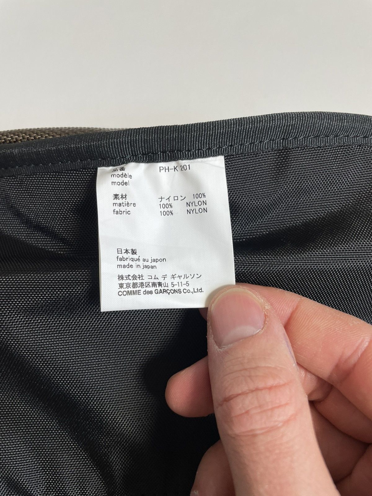 Comme des Garcons Large Ballistic Twill Nylon Back Pack Size ONE SIZE - 7 Thumbnail