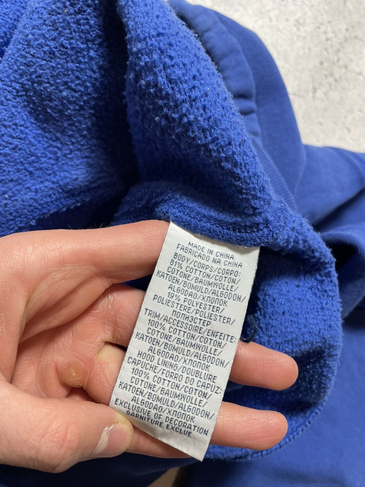 Polo Ralph Lauren × Ralph Lauren × Vintage Vintage Blue Zip Up Hoodie Polo Ralph Lauren Hype PRL Y2K Size US S / EU 44-46 / 1 - 8 Thumbnail
