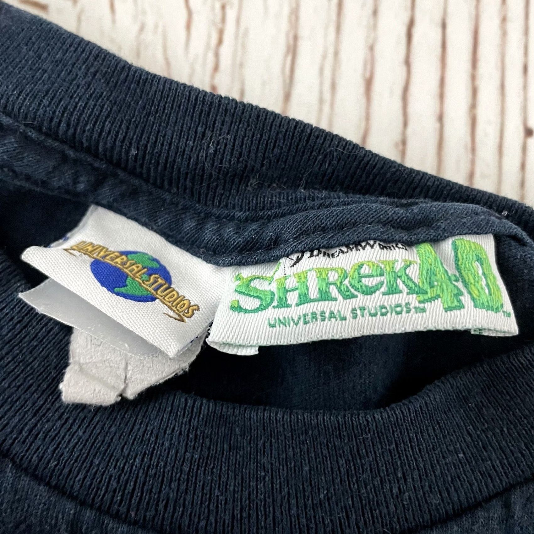 Vintage Shrek Universal Studios T-Shirt Shirt Men Large Blue XS? Size US L / EU 52-54 / 3 - 3 Thumbnail