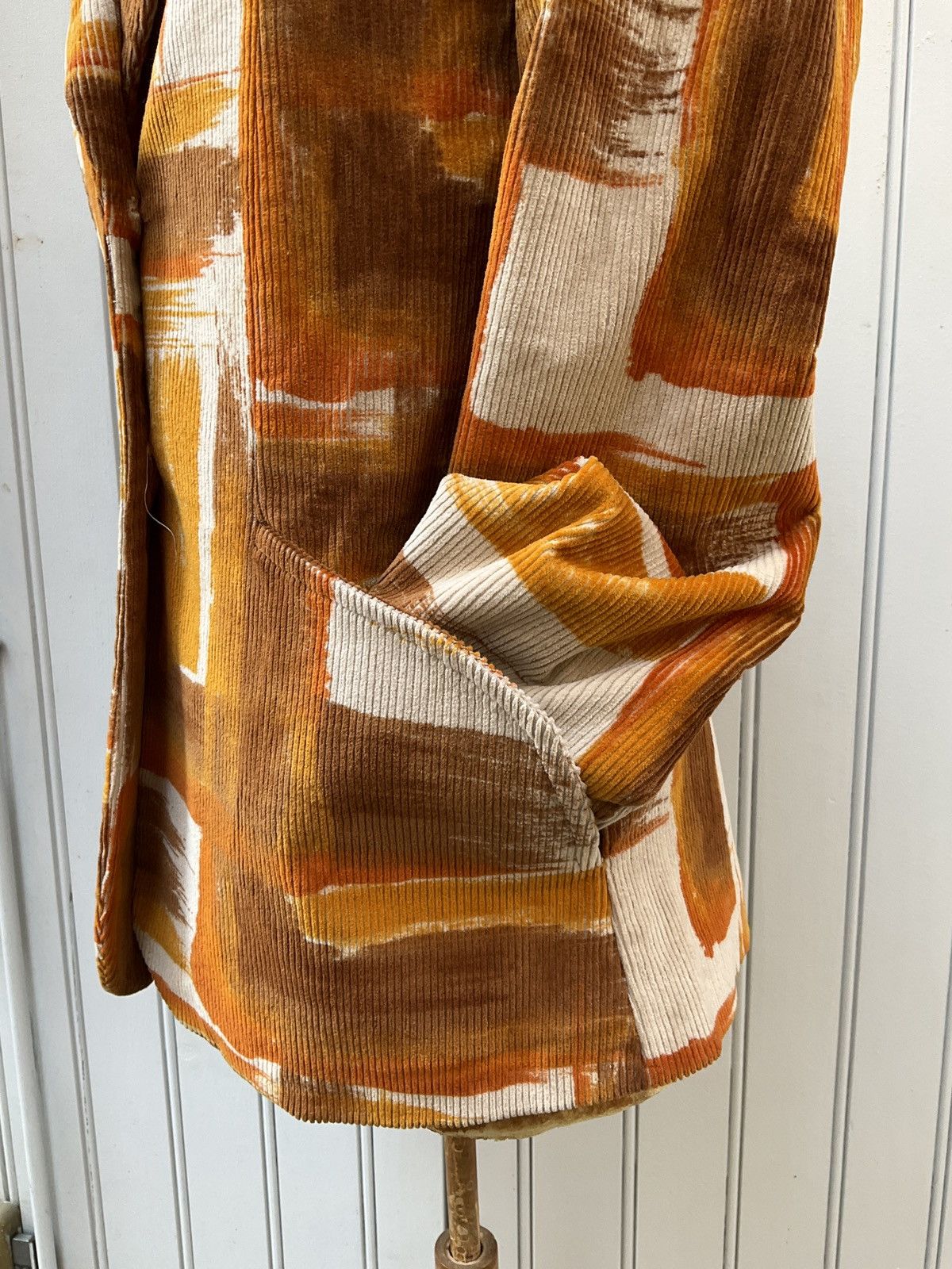 Vintage Vintage printed corduroy jacket Size S / US 4 / IT 40 - 5 Thumbnail