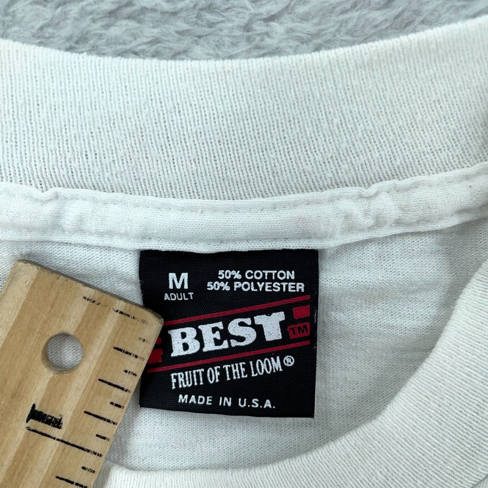 Fruit Of The Loom VINTAGE Parkview R.C. Usta Winter Championships T-Shirt Mens FITS S White USA Size US S / EU 44-46 / 1 - 5 Thumbnail