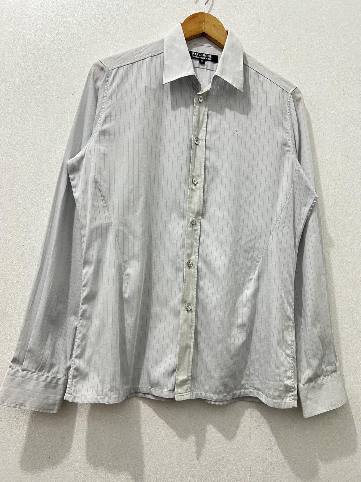 Raf Simons Raf Simons - S/S08 - Logo Button Up Long Sleeve Size US M / EU 48-50 / 2 - 4 Thumbnail