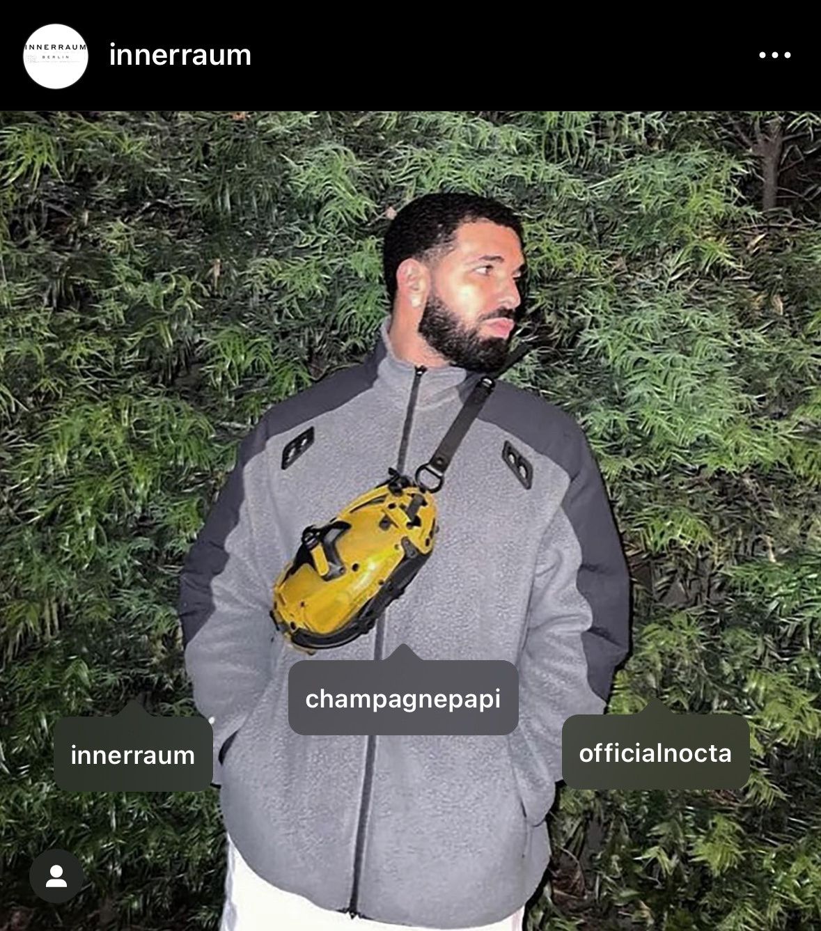 Drake × Innerraum × Nike Nike NOCTA x Innerraum Bag Size ONE SIZE - 6 Thumbnail