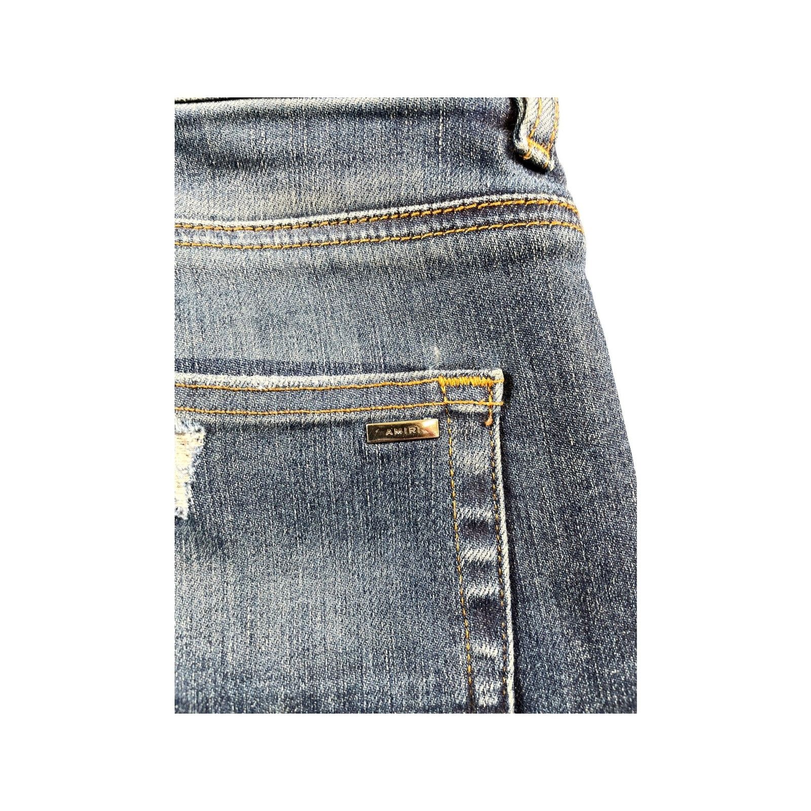 Amiri Amiri "Classic Shotgun" Deep Jeans Size US 38 / EU 54 - 7 Thumbnail