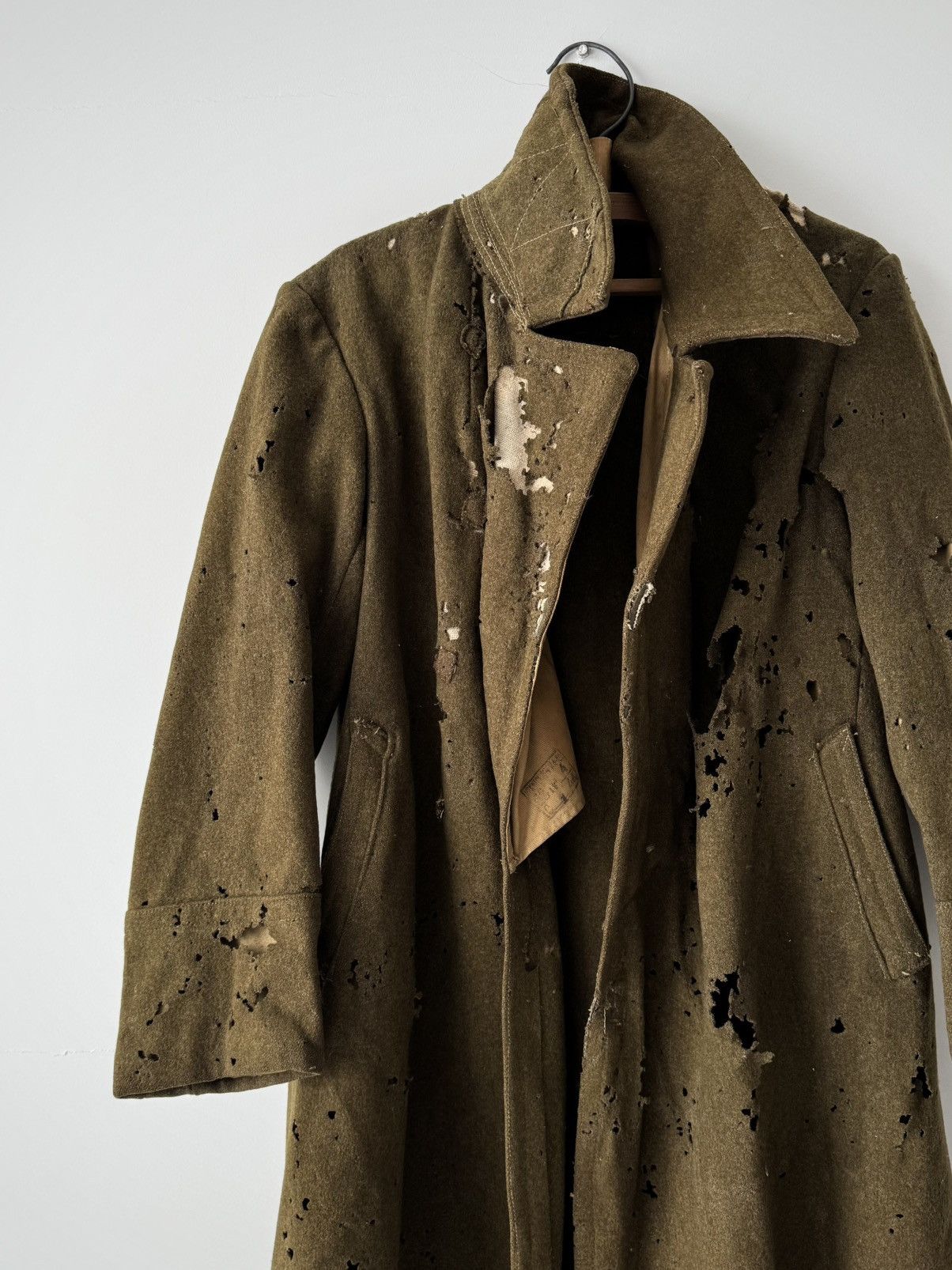 Vintage WW2 1944 Dated Soviet Union RKKA 'Shinel' Greatcoat Size US M / EU 48-50 / 2 - 5 Thumbnail