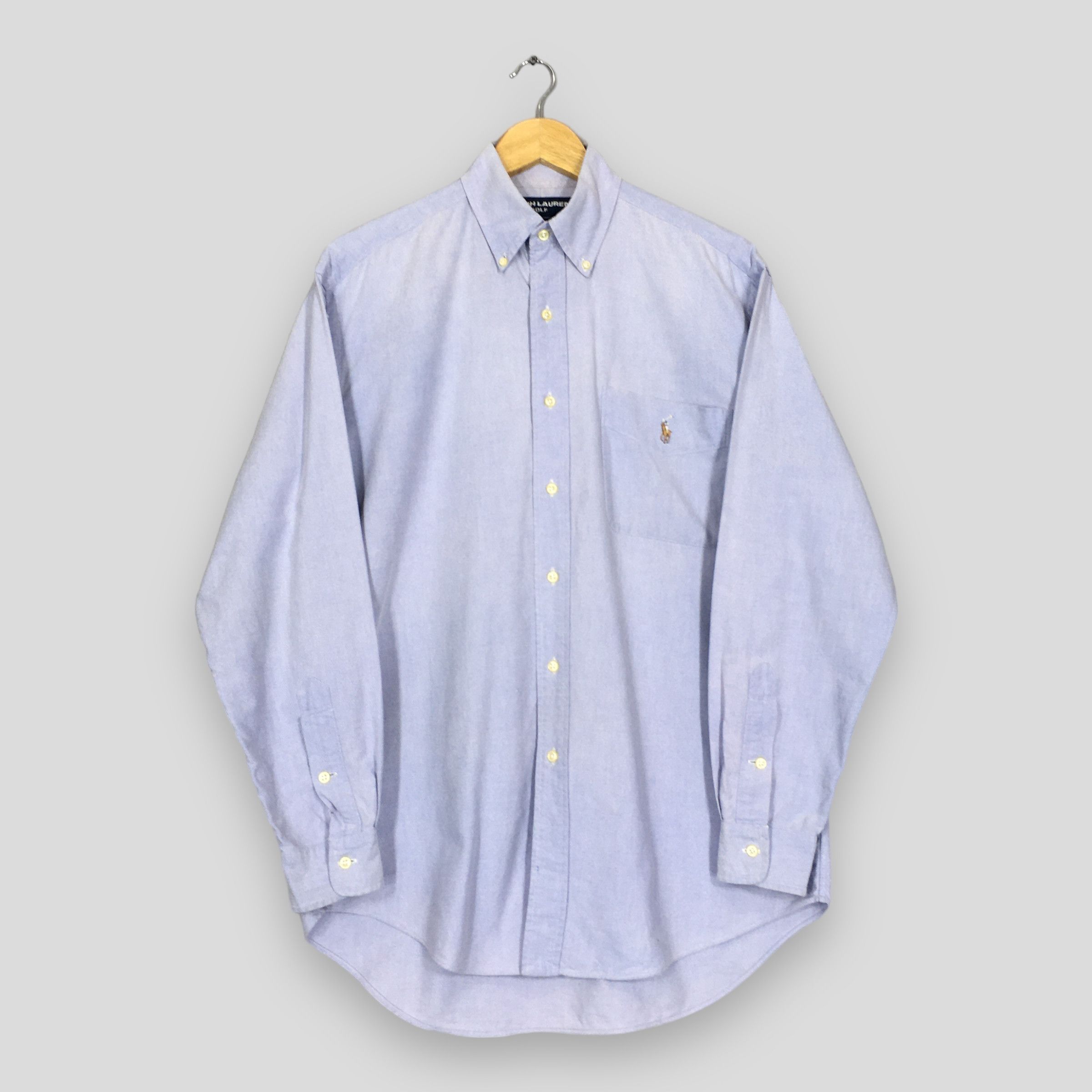Polo Ralph Lauren Vintage 90s Ralph Lauren Golf Plain Oxfords Shirt Small Size US S / EU 44-46 / 1 - 1 Thumbnail