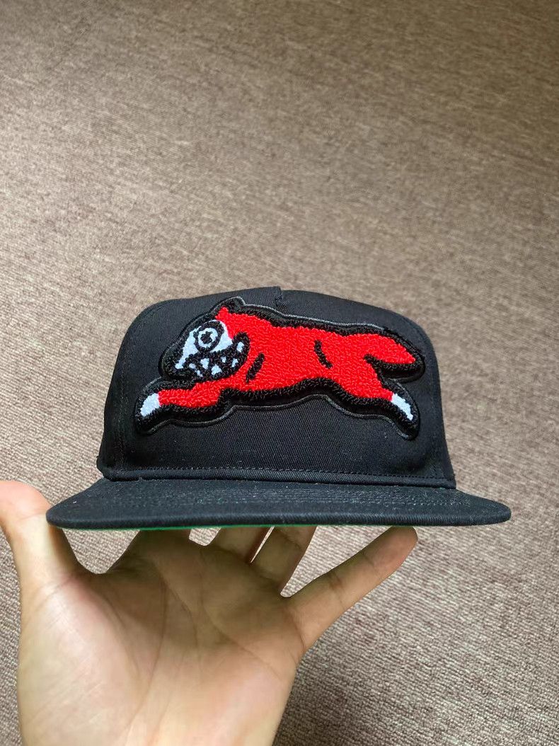 Billionaire Boys Club BBCFlying Dog Embroidery Mesh Flat Bill Baseball Cap Size 32 - 1 Thumbnail