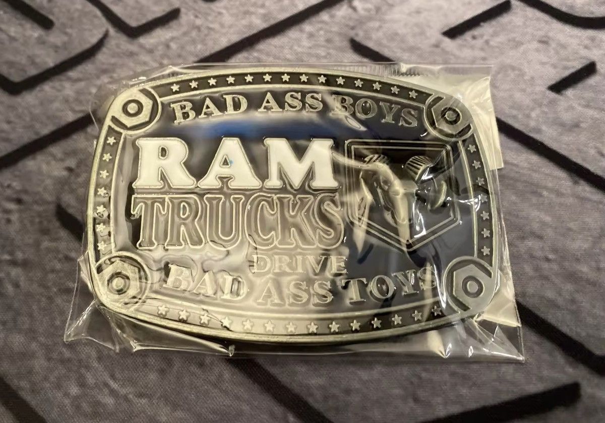 Japanese Brand RAM Trucks Drive Bad Ass Toys alloy belt buckle Size ONE SIZE - 5 Thumbnail