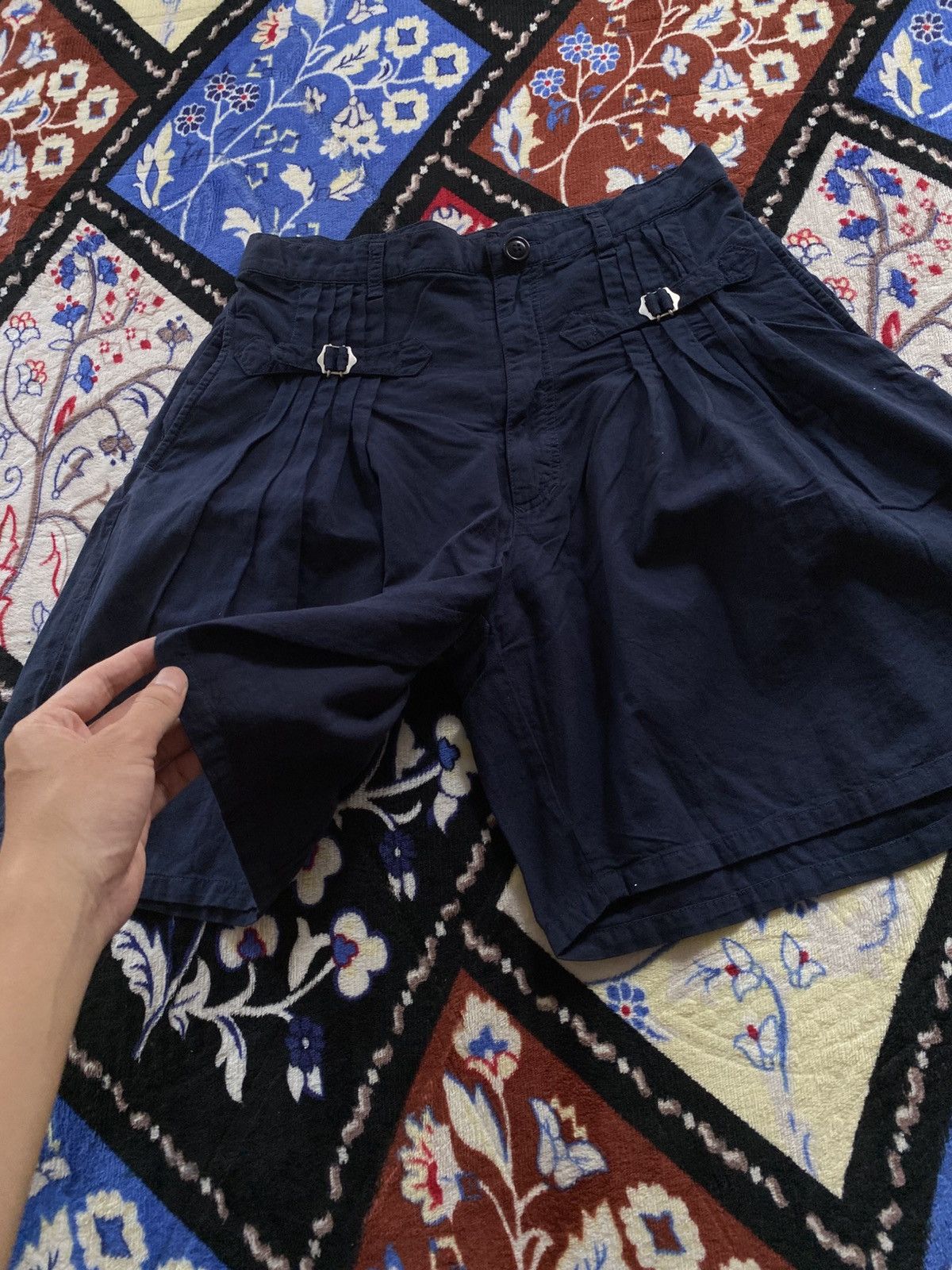 Issey Miyake RARE Sunaokuwahara Double Buckle Shortpants Size US 30 / EU 46 - 2 Thumbnail