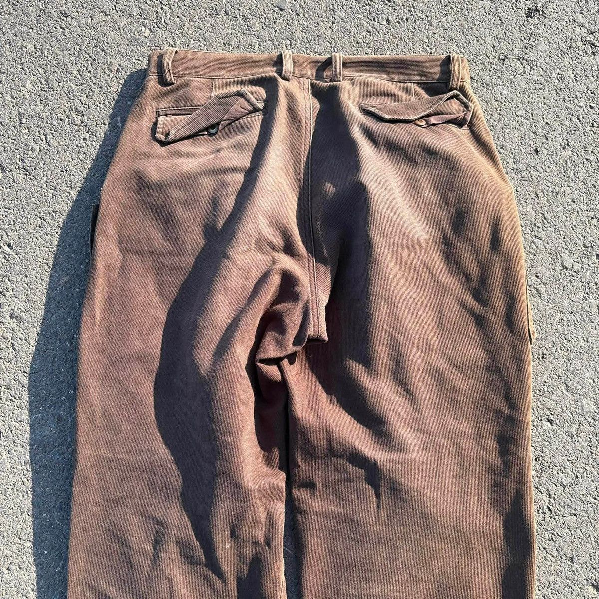 Vintage Vintage Bull & Bear Brown Corduroy Cargo Pants Size US 32 / EU 48 - 10 Thumbnail