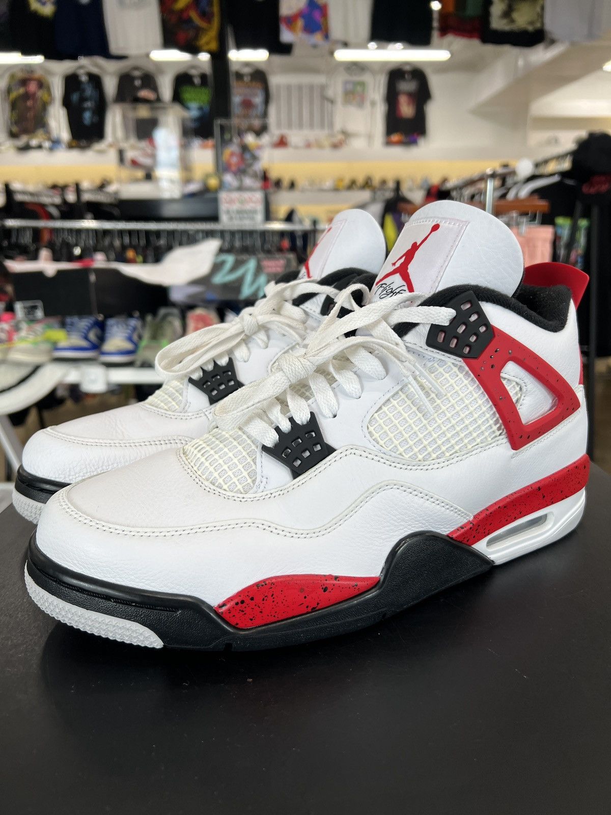 Jordan Brand Air Jordan 4 Red Cement Size 12 (2023) Size US 12 / EU 45 - 1 Thumbnail