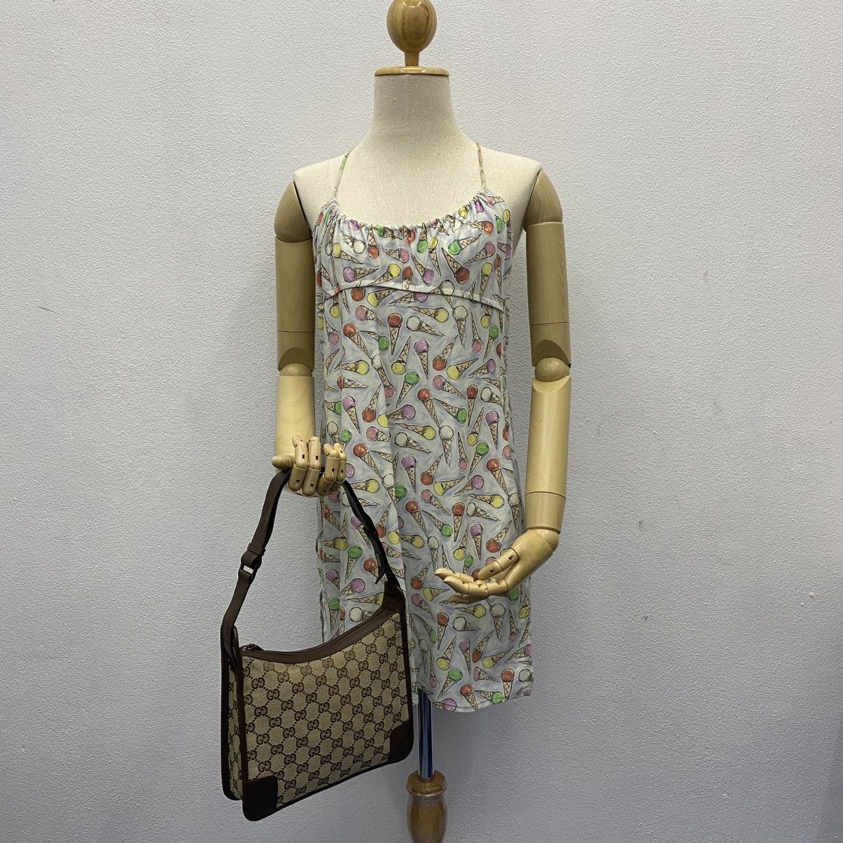 Gucci AUTHENTIC GUCCI GG CANVAS SHOULDER BAG Size ONE SIZE - 18 Thumbnail