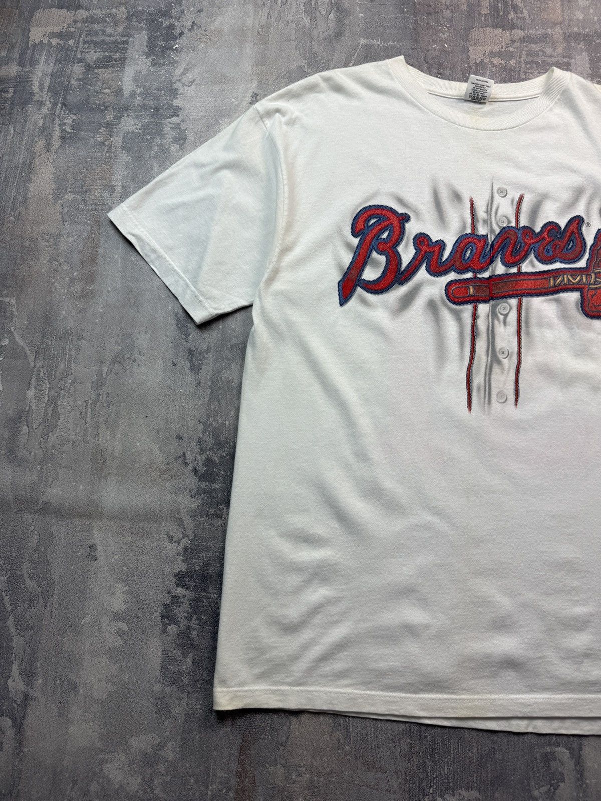MLB × Starter × Vintage Vintage Atalanta braves tshirt Size US XXL / EU 58 / 5 - 2 Thumbnail