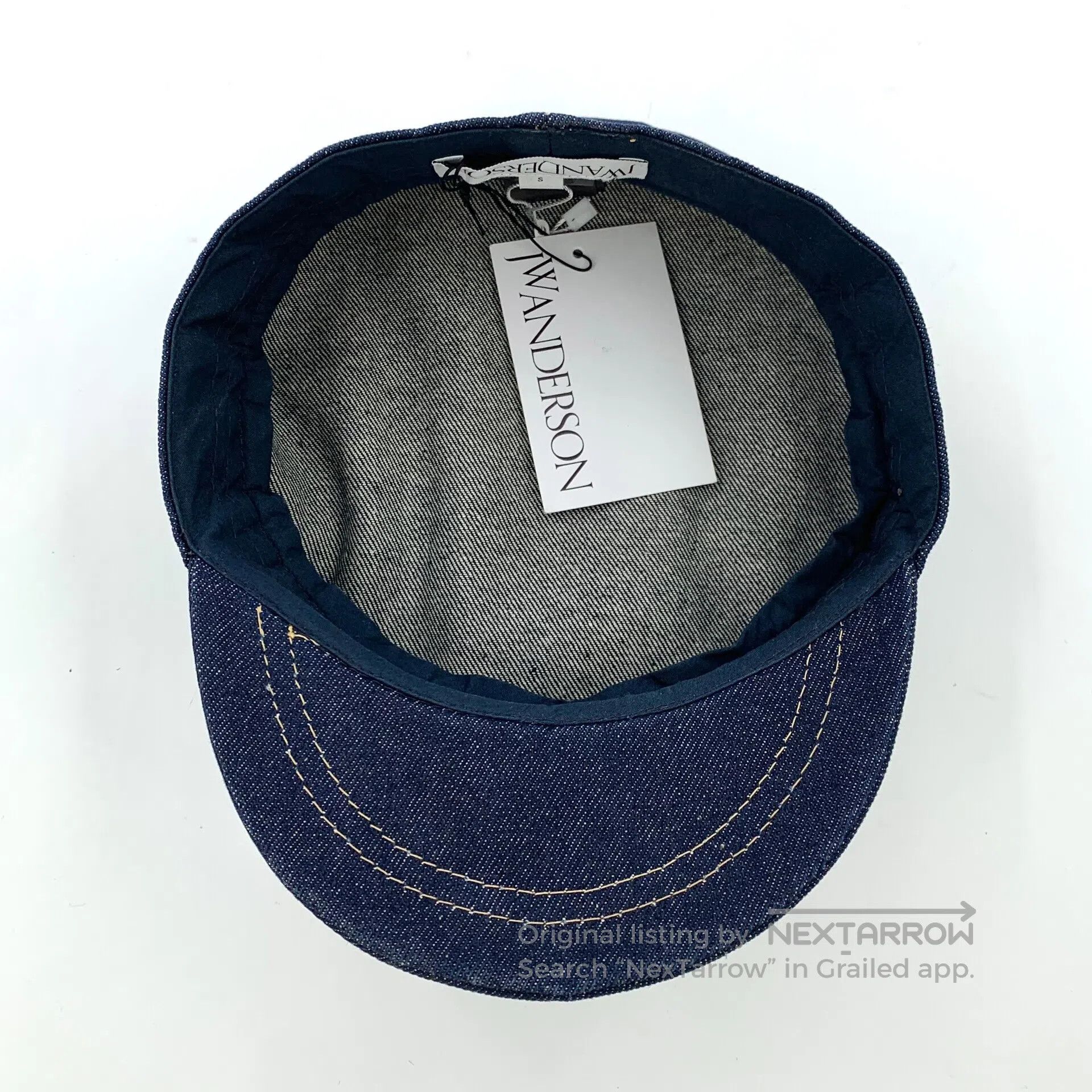 JW Anderson JWANDERSON Dark Blue Cotton and Leather Patchwork Denim Ne Size ONE SIZE - 6 Thumbnail