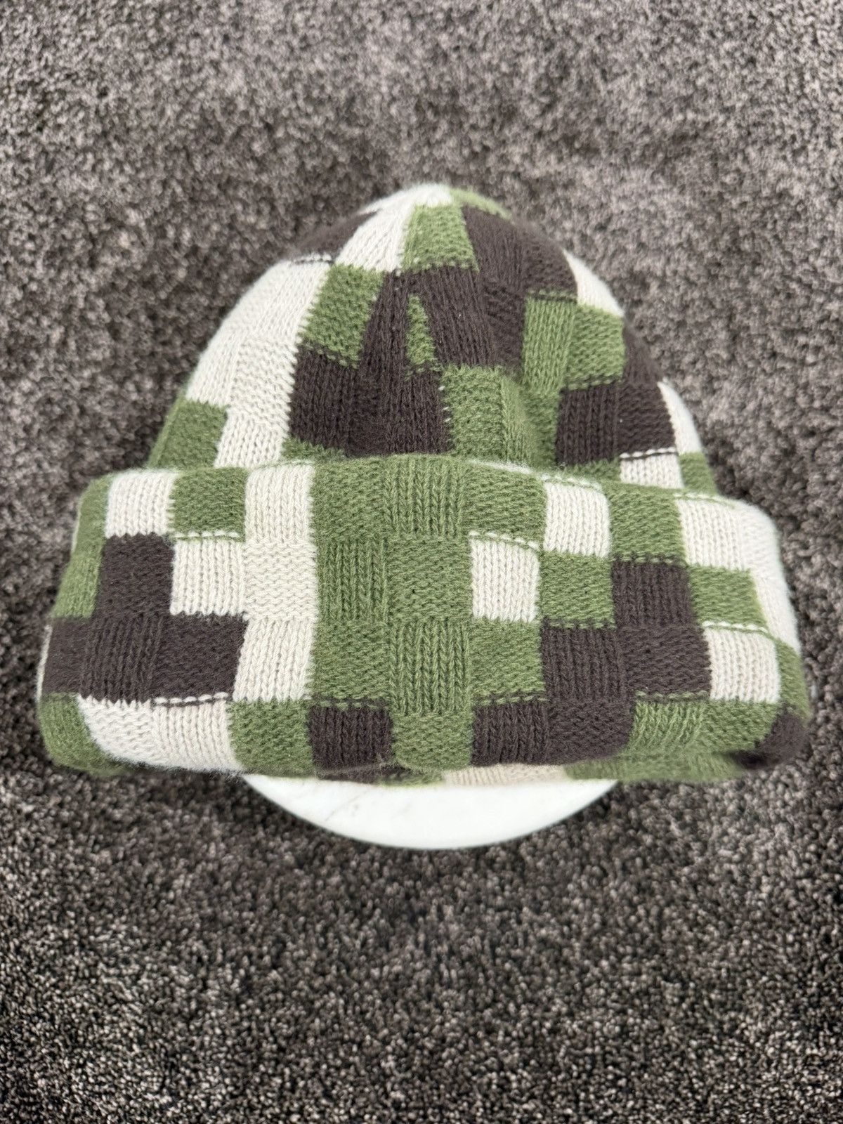 Louis Vuitton Louis Vuitton Pharrell Damoflage Damier Camo Beanie Knit Hat Size ONE SIZE - 5 Thumbnail
