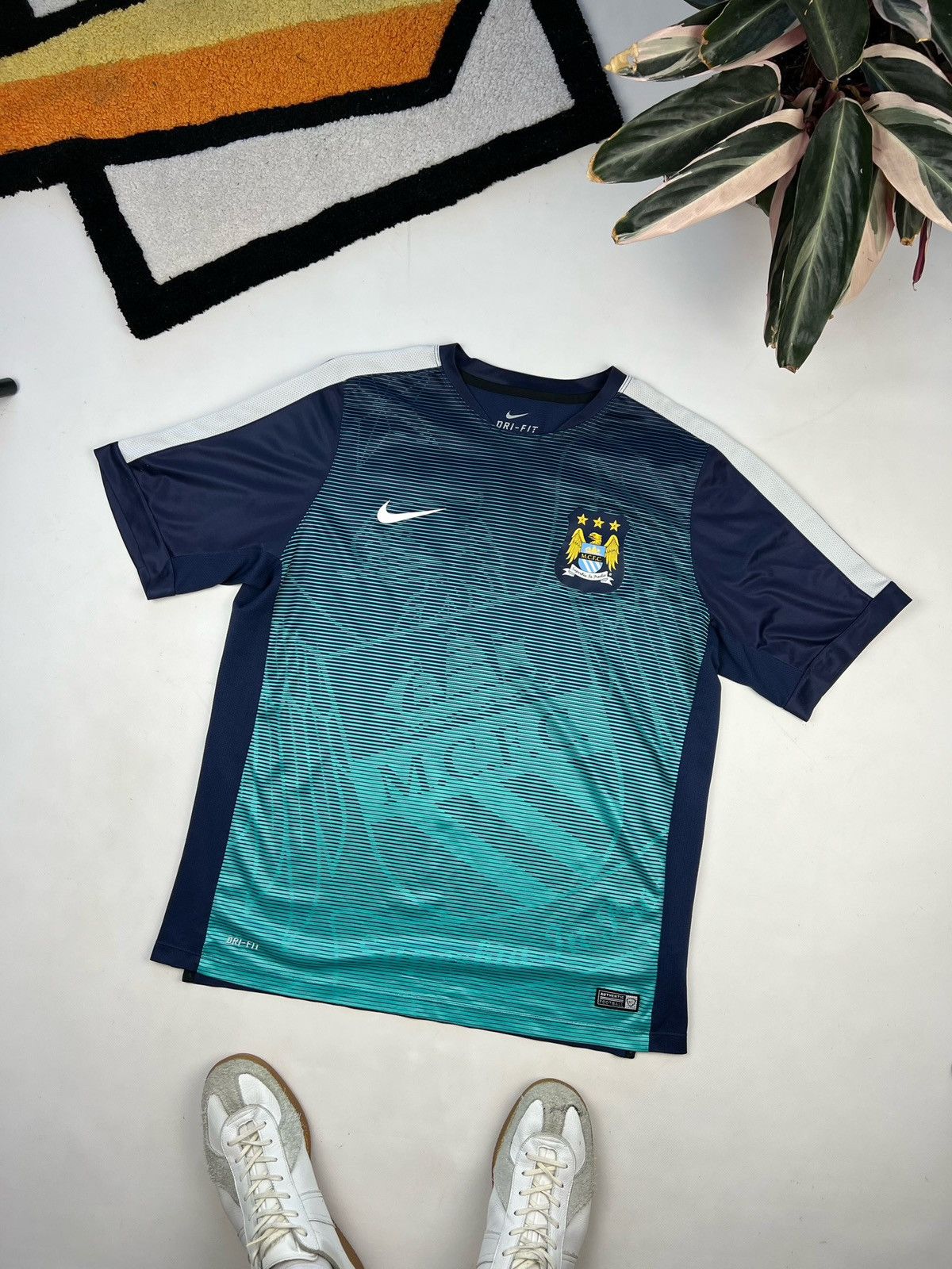 Umbro × Vintage FC MANCHESTER CITY ENGLAND SOCCER NIKE JERSEY Y2K Size US XL / EU 56 / 4 - 1 Thumbnail
