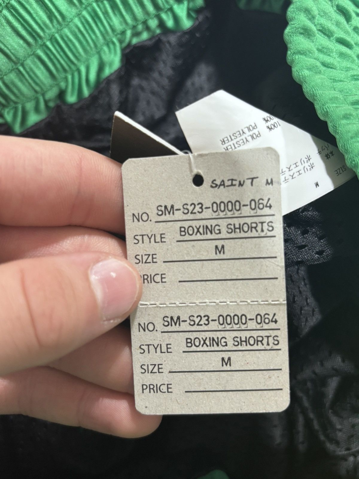 Saint Michael Saint Michael Boxing Short 'Green' Size US 32 / EU 48 - 7 Thumbnail