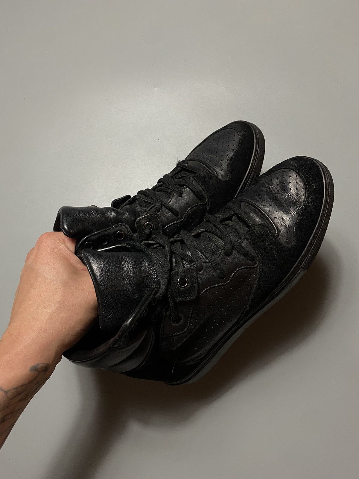 Balenciaga 🔥 BALENCIAGA HIGT LEATHER SHOES Size US 7 / IT 37 - 3 Thumbnail