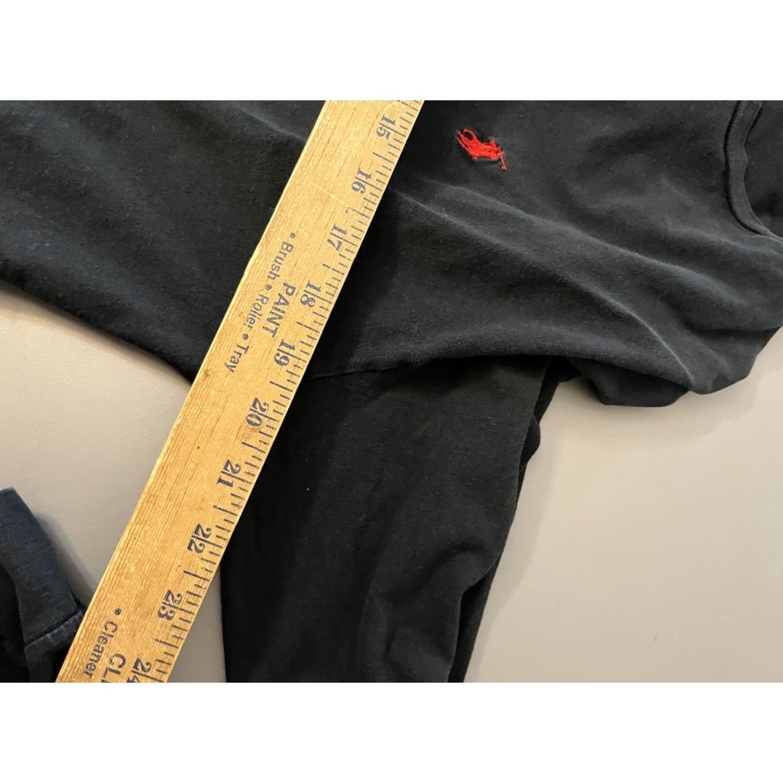 Polo Ralph Lauren Polo Ralph Lauren Tee T Shirt Mens S Black Knit Crew Neck Long Sleeve Logo Size US S / EU 44-46 / 1 - 5 Thumbnail