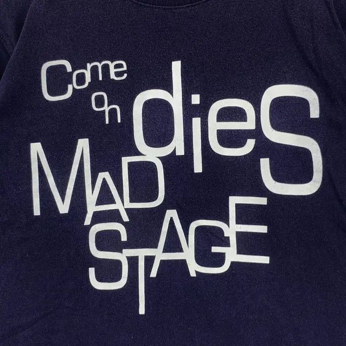 Vintage COME ON DIES MAD STAGE Japan Punk Band Tee Shirt Size US M / EU 48-50 / 2 - 5 Thumbnail