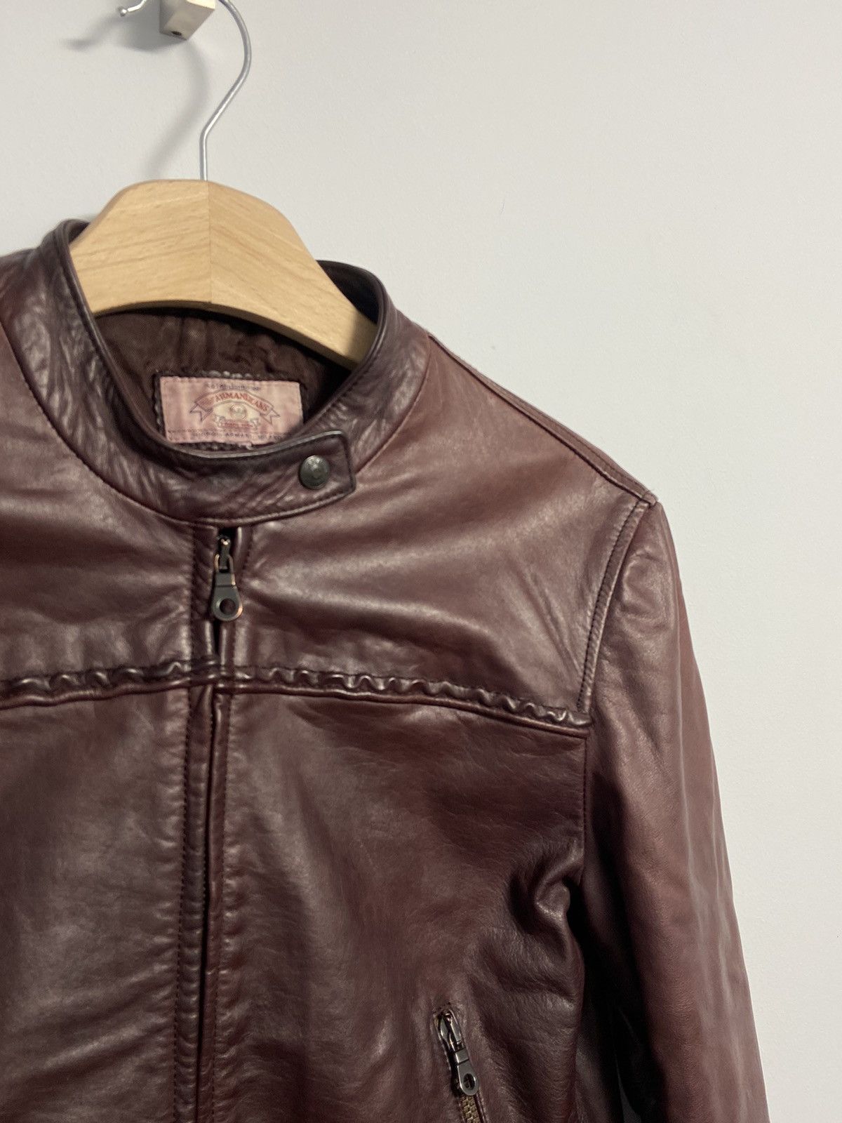 Giorgio Armani Giorgio Armani Vintage Leather Jacket Size M / US 6-8 / IT 42-44 - 6 Thumbnail