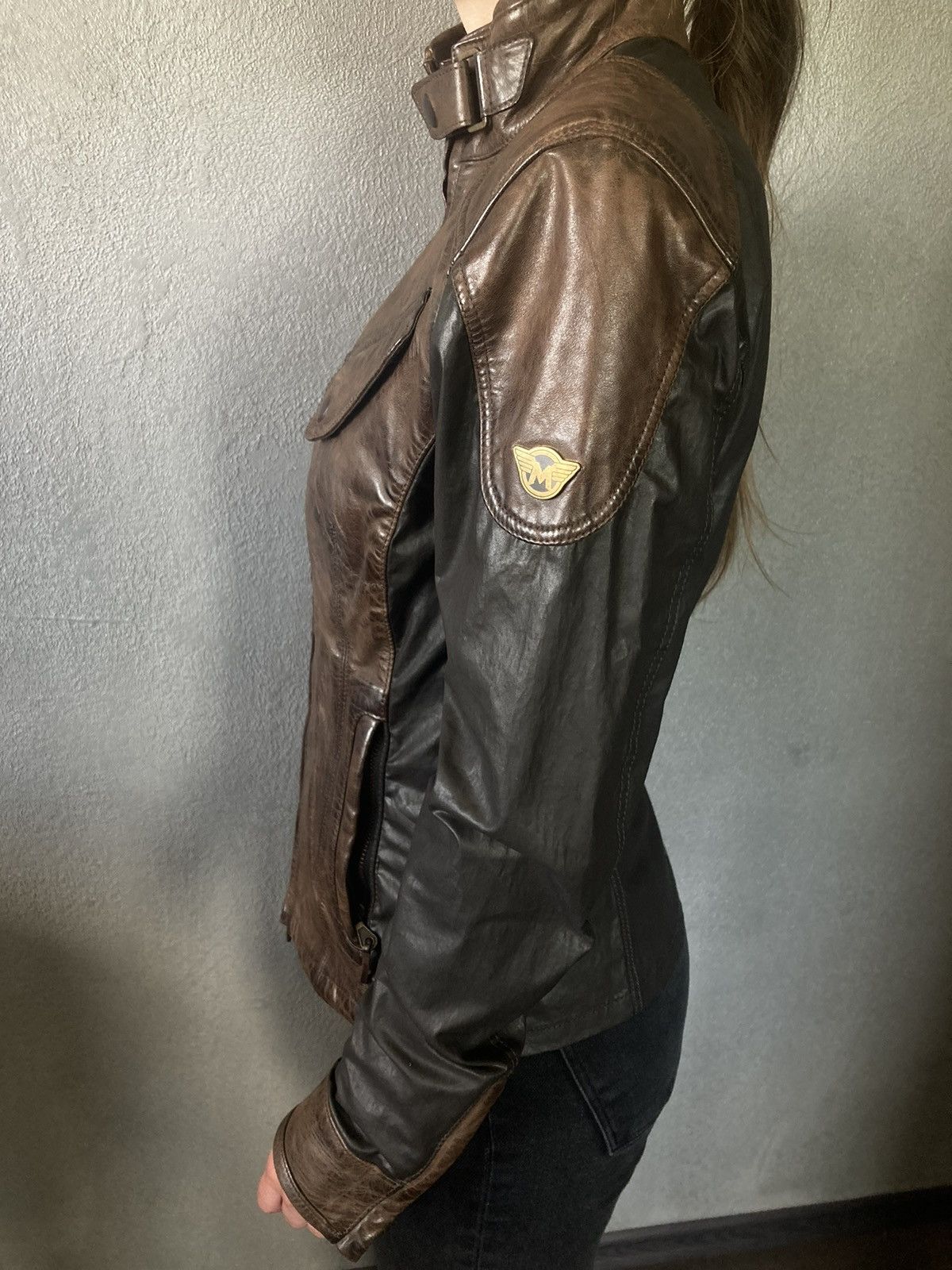 Matchless × Vintage Matchless British Men Leather Jacket Size 42 Made In Italy Size S / US 4 / IT 40 - 14 Thumbnail