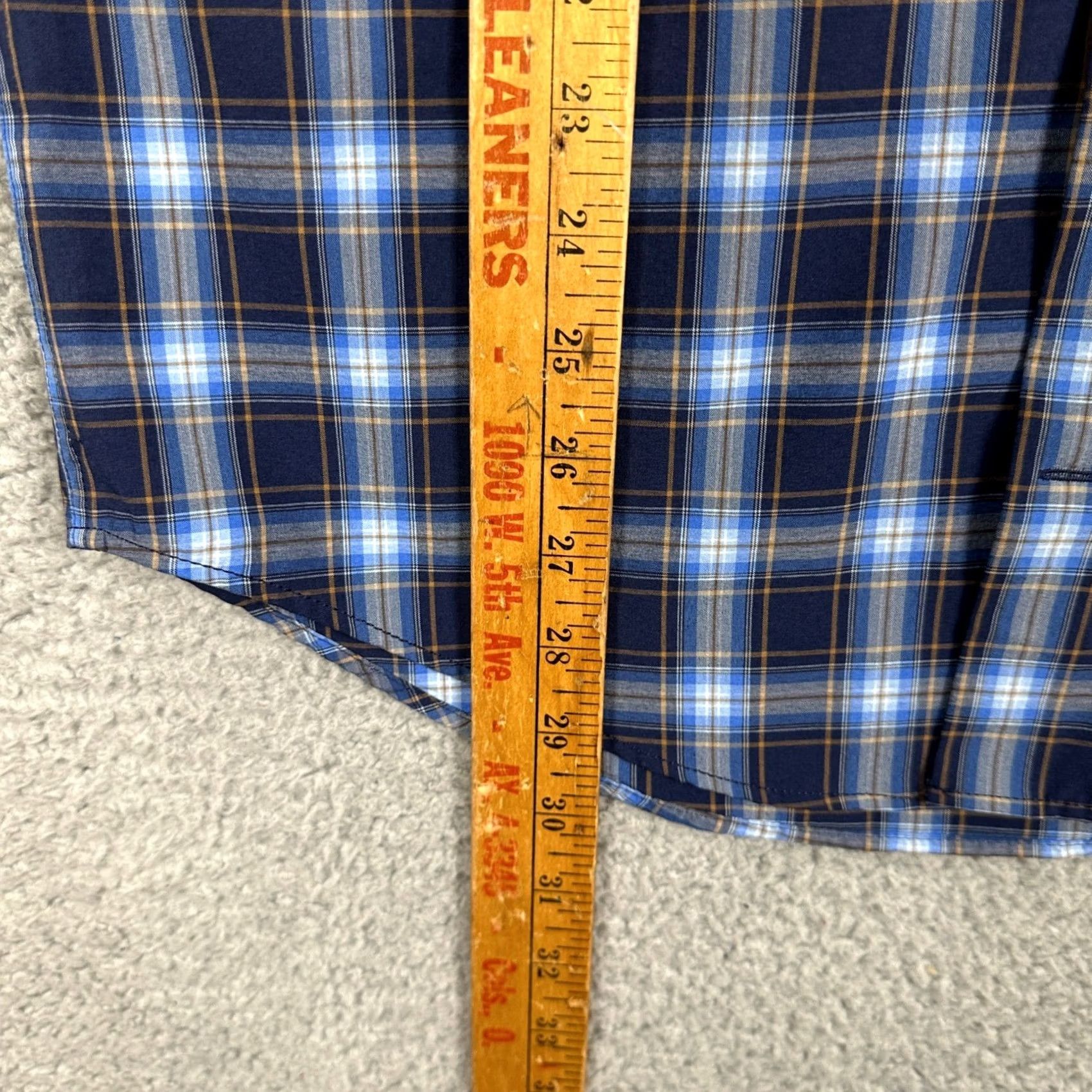 Peter Millar Peter Millar Shirt Button-Up Mens Small Blue Plaid Long Sleeve Summer Comfort Size US S / EU 44-46 / 1 - 7 Thumbnail