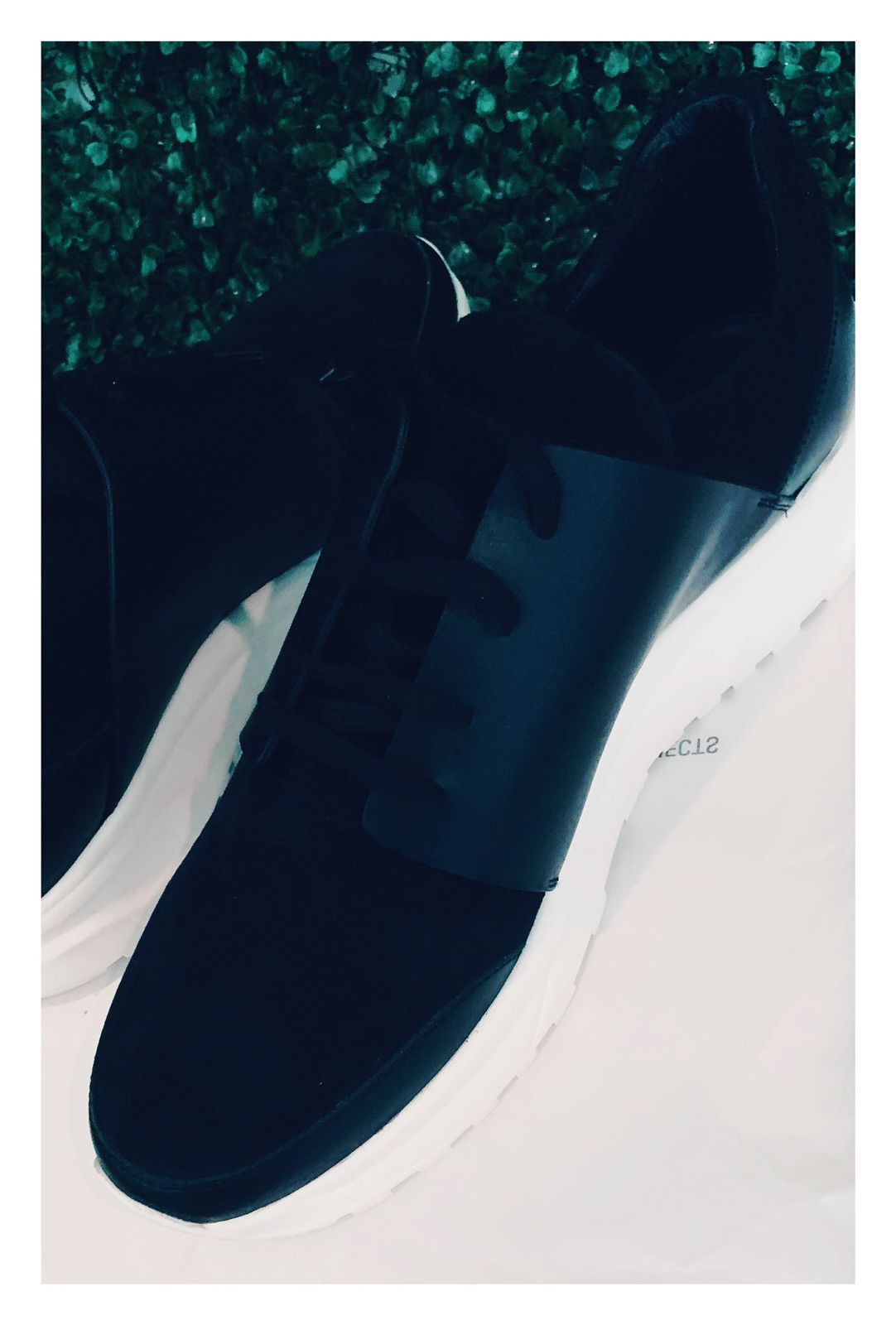 Common Projects Common Projects Original Track Black Leather Sneakers Size US 13 / EU 46 - 4 Thumbnail