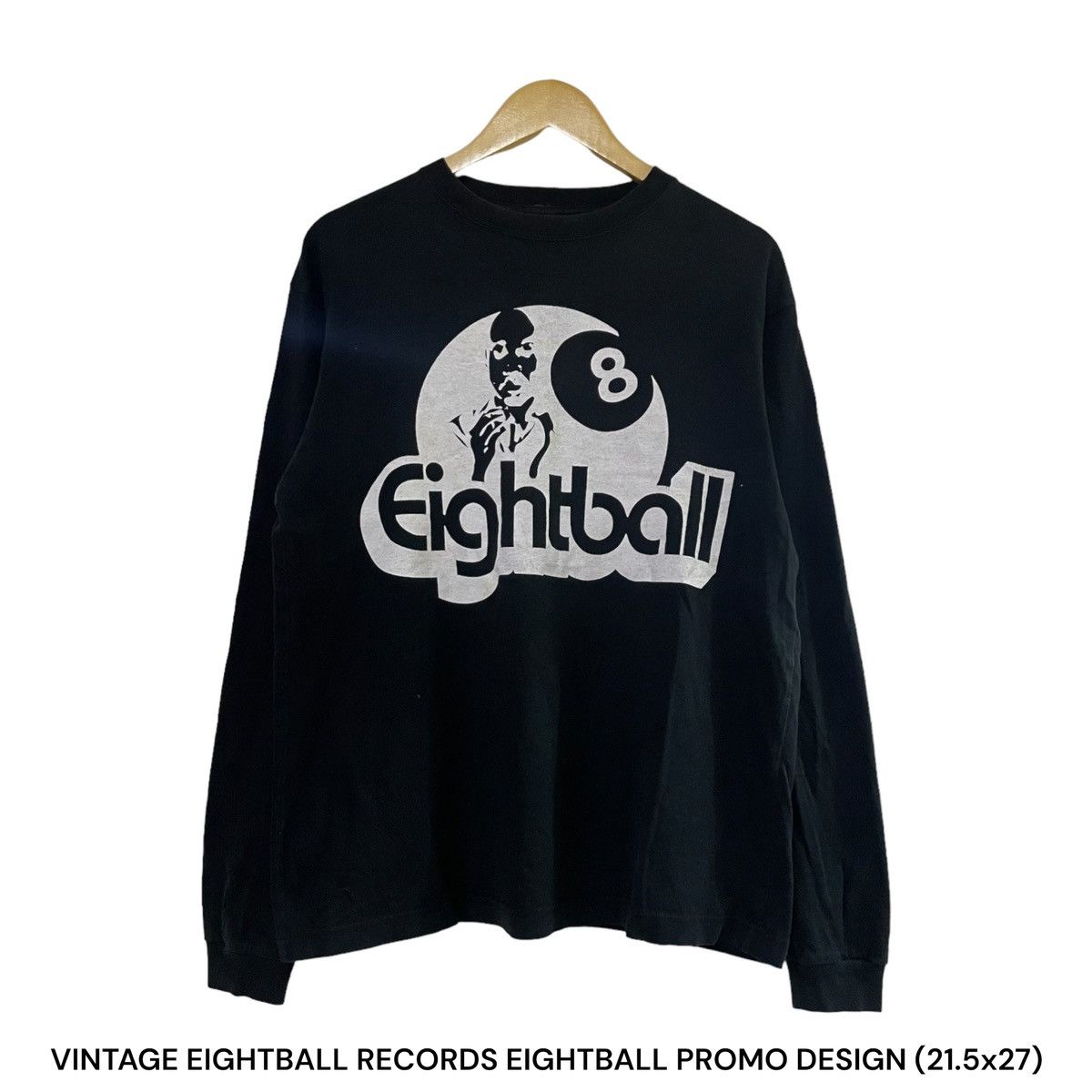 Vintage Promo Band EightBall Longsleeve Black
