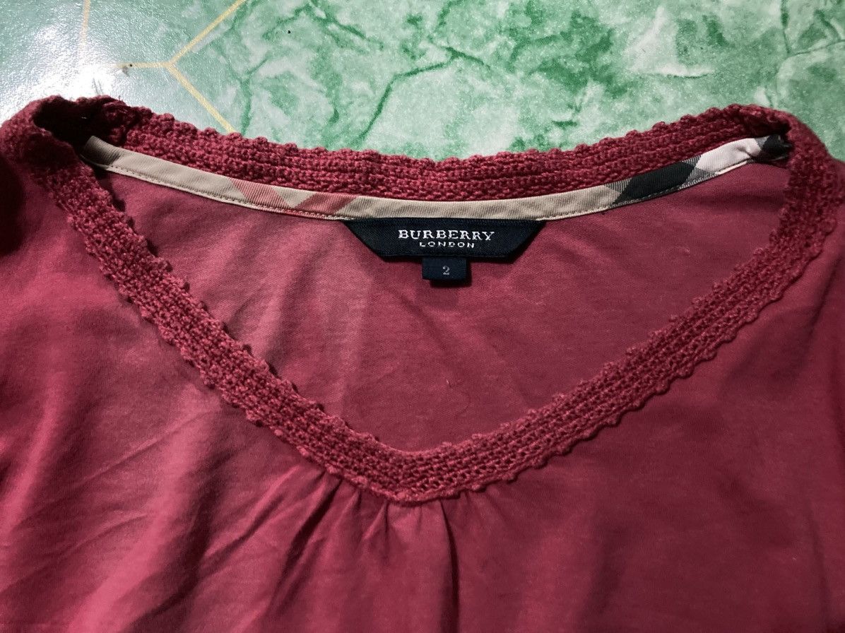 Burberry Burberry Crops Top Long Sleeve Size S / US 4 / IT 40 - 2 Thumbnail