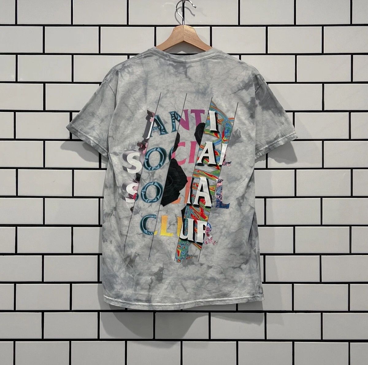 Anti Social Social Club ANTI SOCIAL SOCIAL CLUB DISSOCIATIVE TEE GREY TIE DYE Size US M / EU 48-50 / 2 - 1 Thumbnail